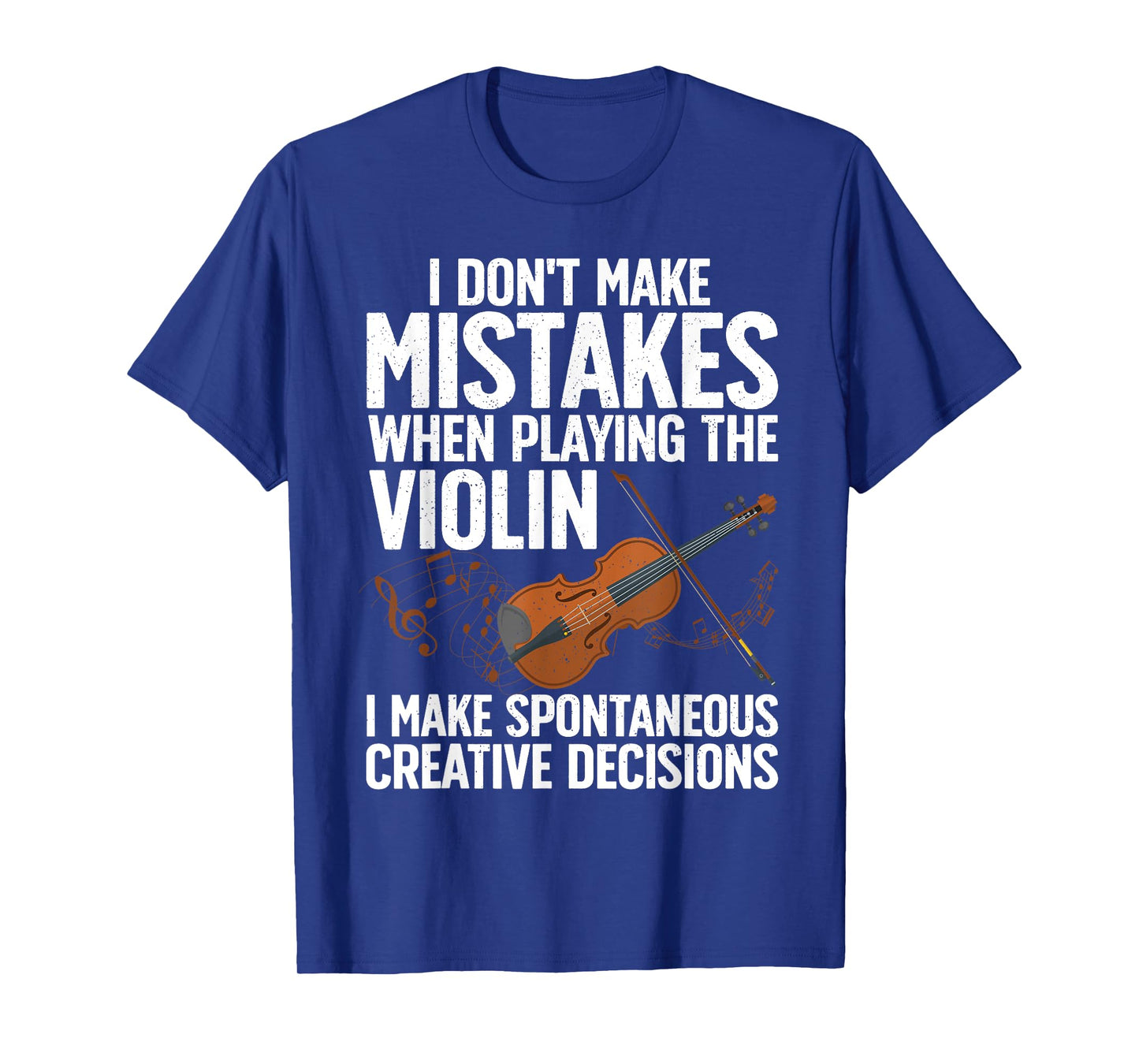 Funny Violin Design For Men Women Orchestra Violin Player T-Shirt