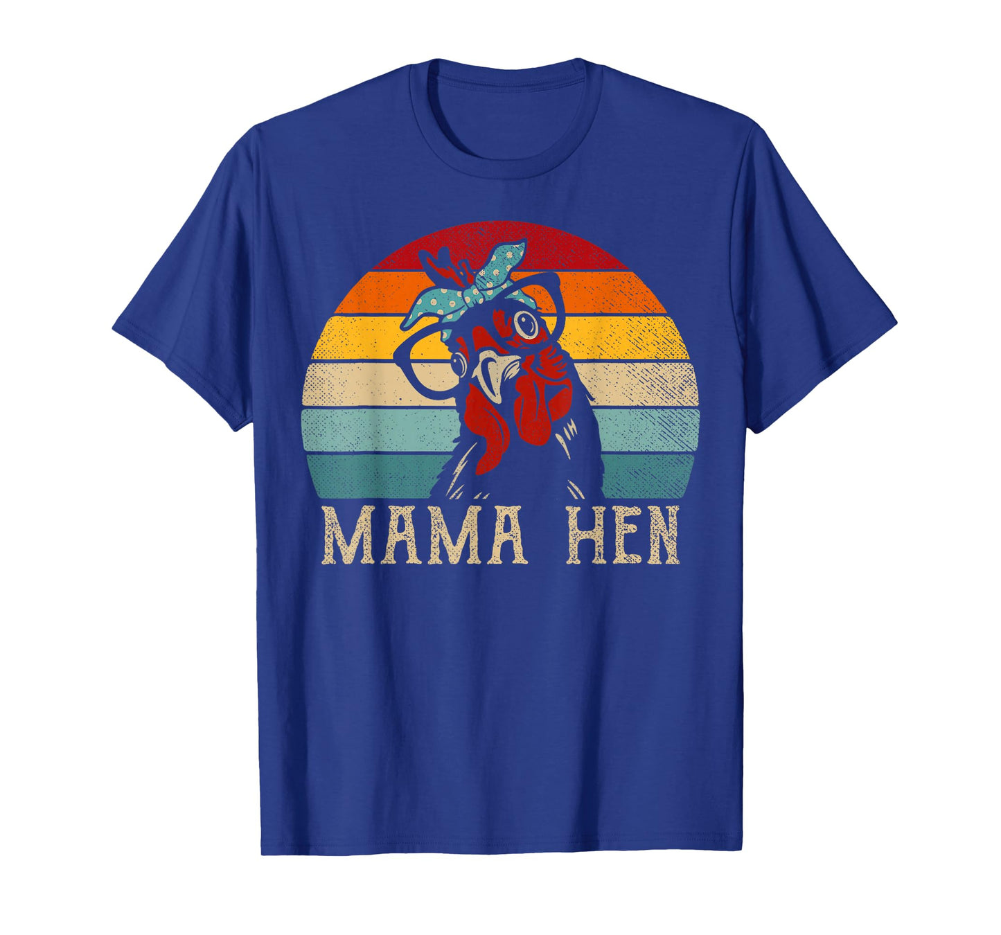 Funny Mama Hen Vintage Retro Chicken Mom Mother T-Shirt