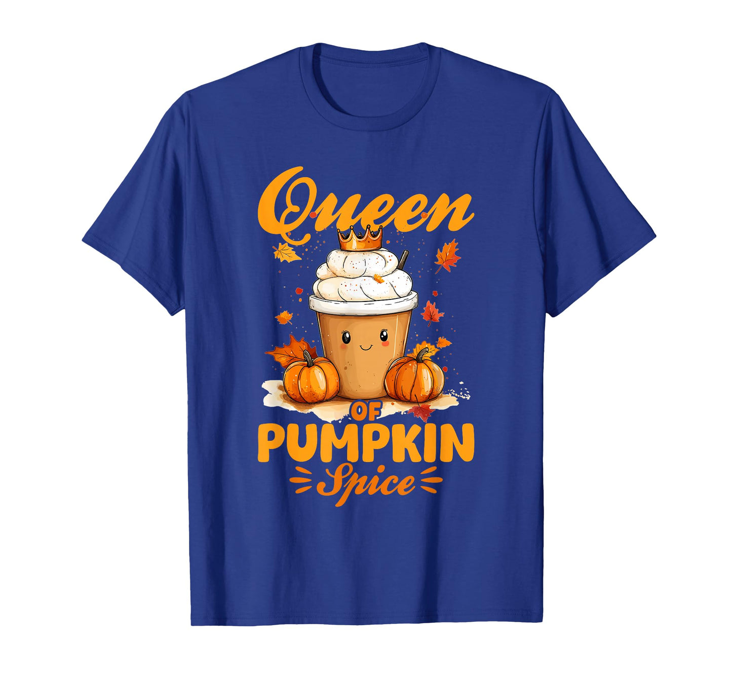 Pumpkin Spice Latte Fall Season Queen of Pumpkin Spice T-Shirt