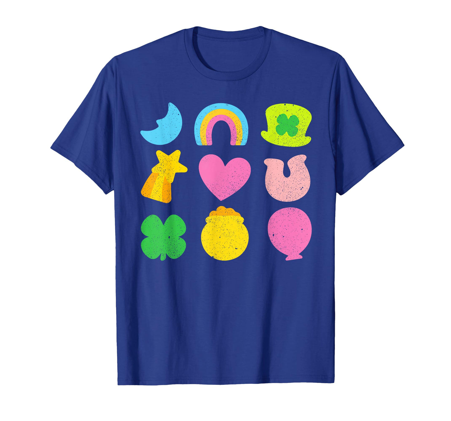 Lucky Charm Patricks Day Pot Of Gold Irish Shamrock Rainbow T-Shirt