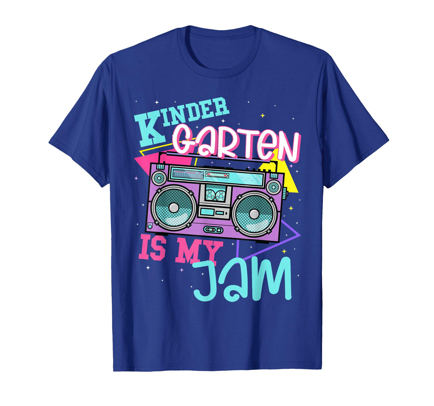 Kindergarten Is My Jam Cute Teacher Shirt 80's 90's Styl T-Shirt