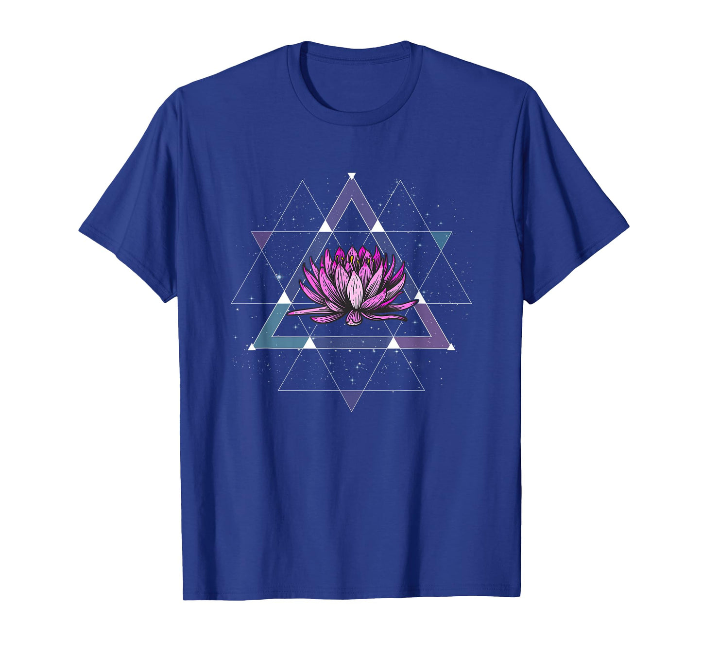 Lotus Flower Sacred Geometry Yoga Meditation Spiritual Zen T-Shirt