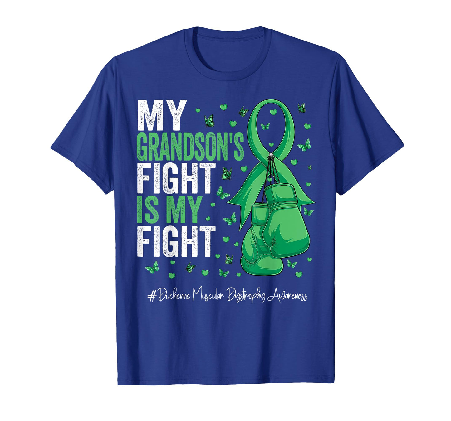 Green Ribbon Grandson Duchenne Muscular Dystrophy Awareness T-Shirt