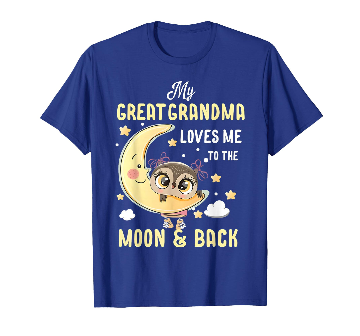 My Grandma Loves Me to the Moon & Back Grandchild Kids girl T-Shirt