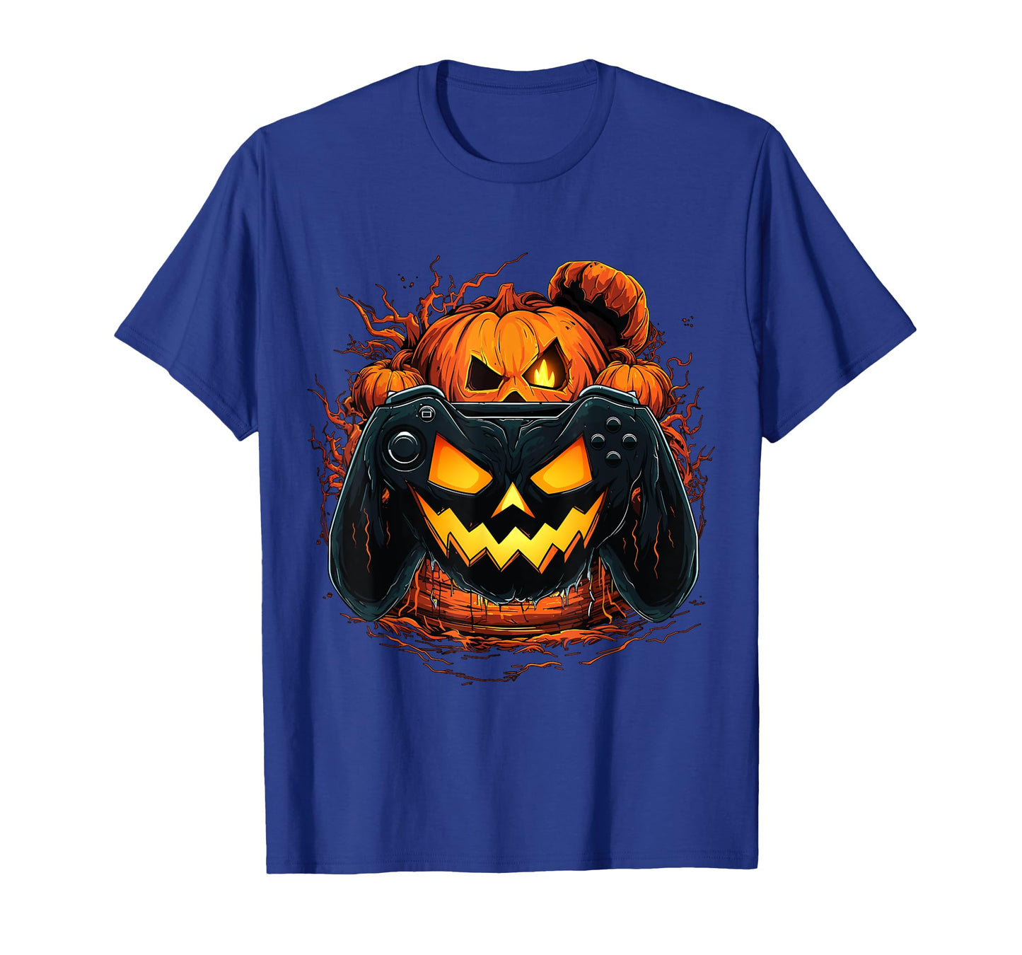 Halloween Shirt Gamer Gaming Pumpkin Boys Halloween Costume T-Shirt