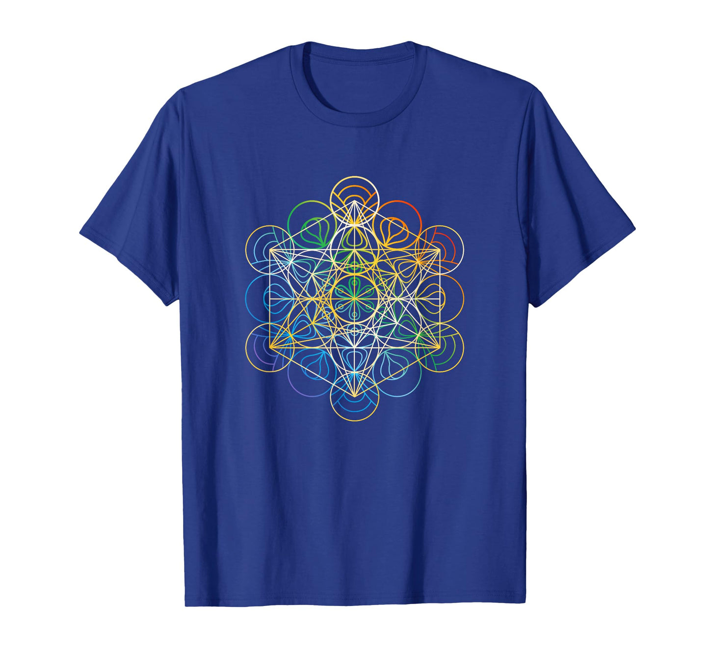 Sacred Geometry Shirt Chakra Colors T-Shirt