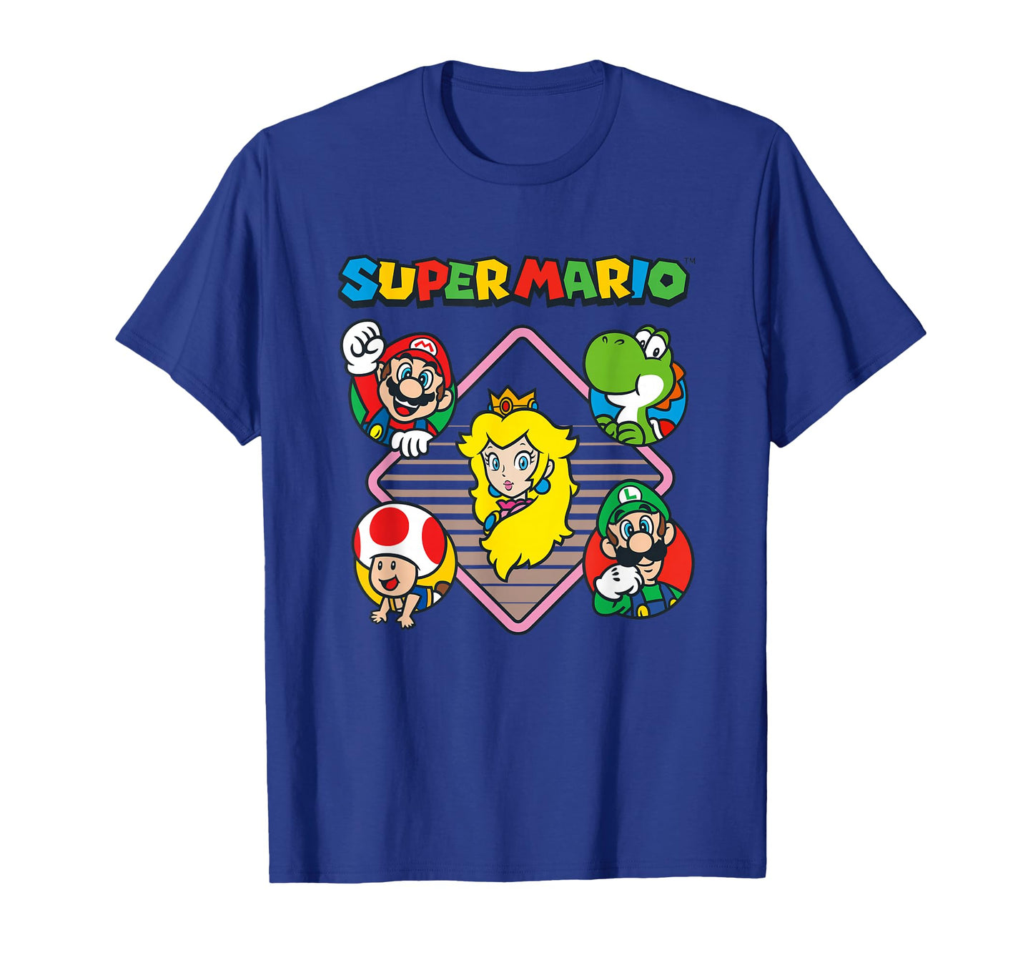 Super Mario Bros Vintage Princess Peach & Friends T-Shirt
