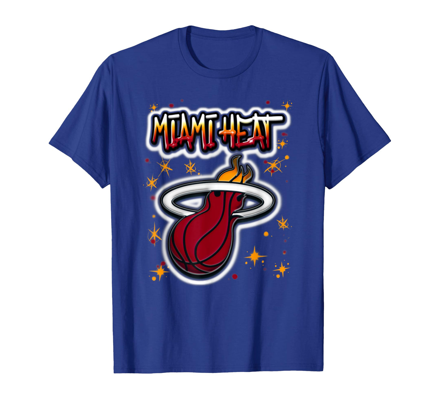 NBA Miami Heat Airbrush Logo T-Shirt