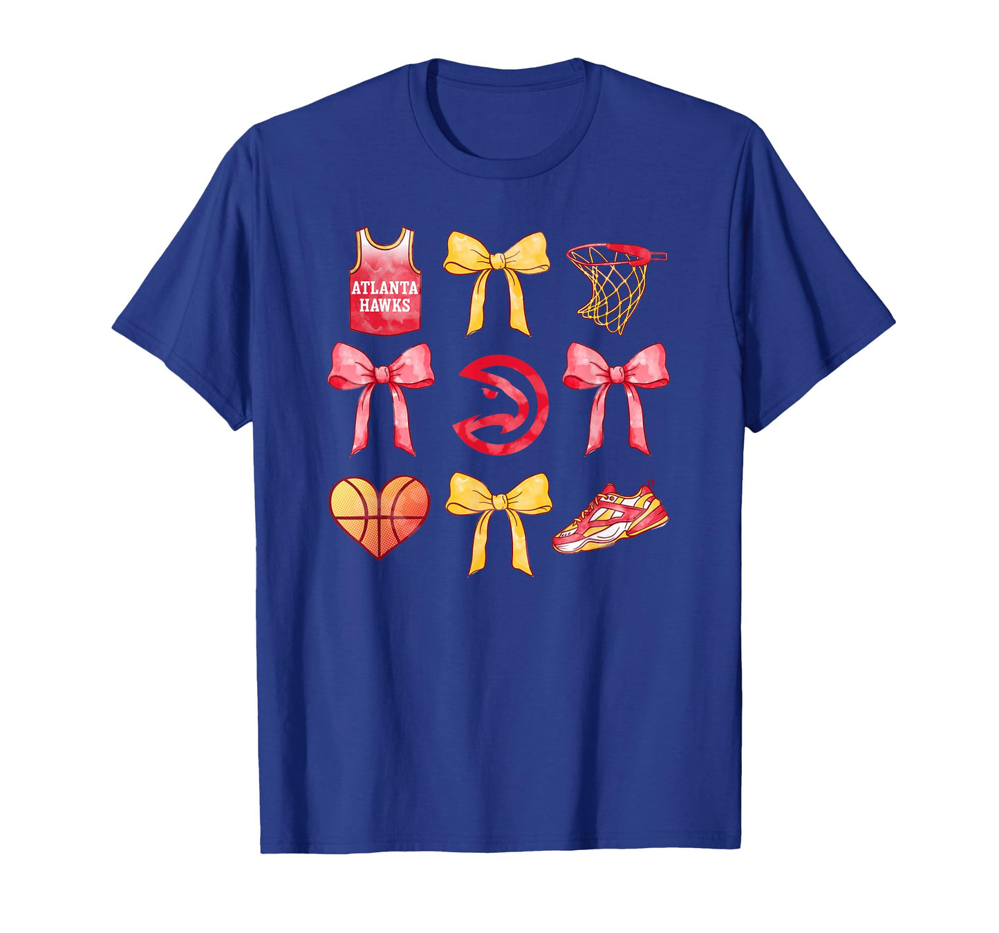 NBA Atlanta Hawks Bow Grid T-Shirt