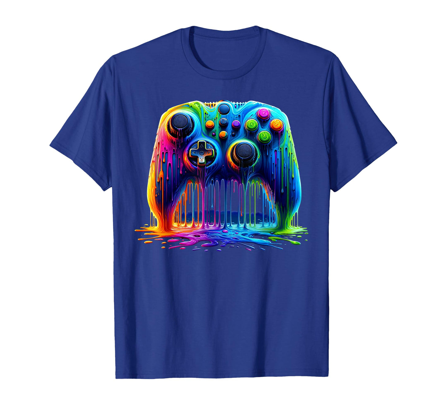 Colorful Passion for Gaming Gamer Graphic Design T-Shirt