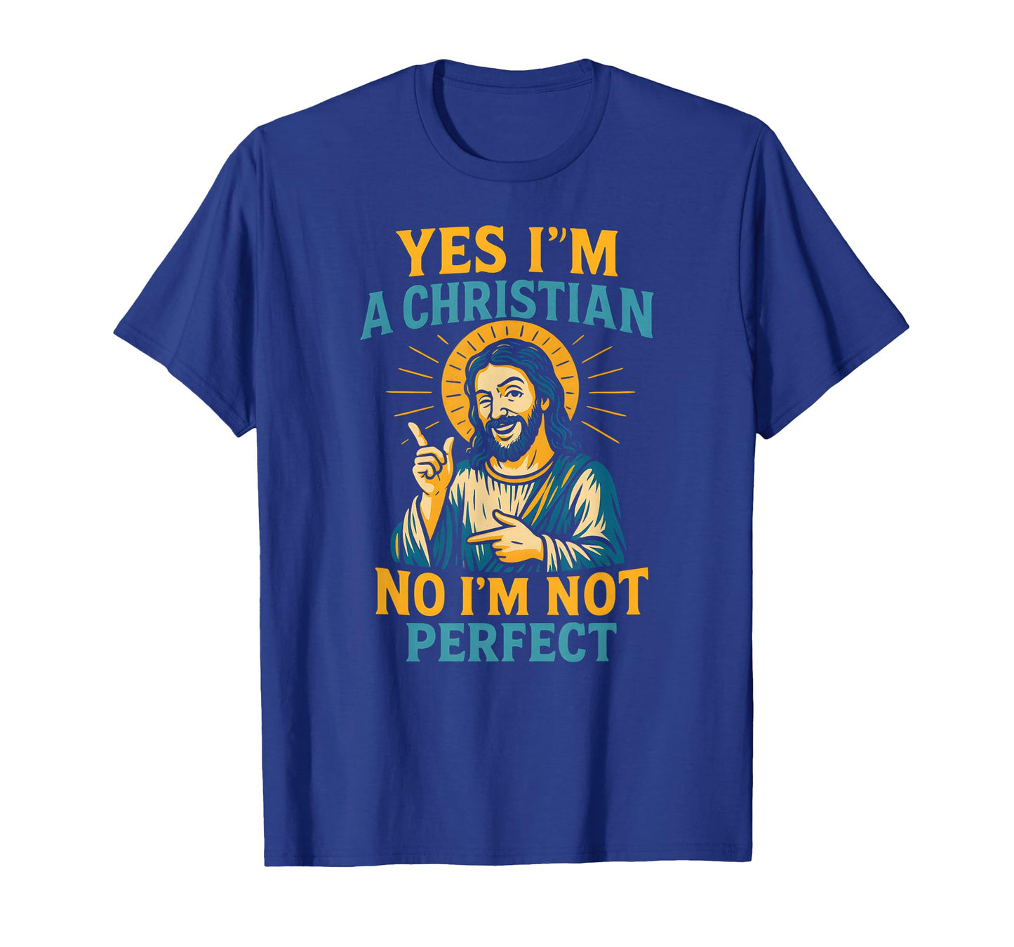 Christian Humor Not Perfect Cool Mens Religious Faith T-Shirt