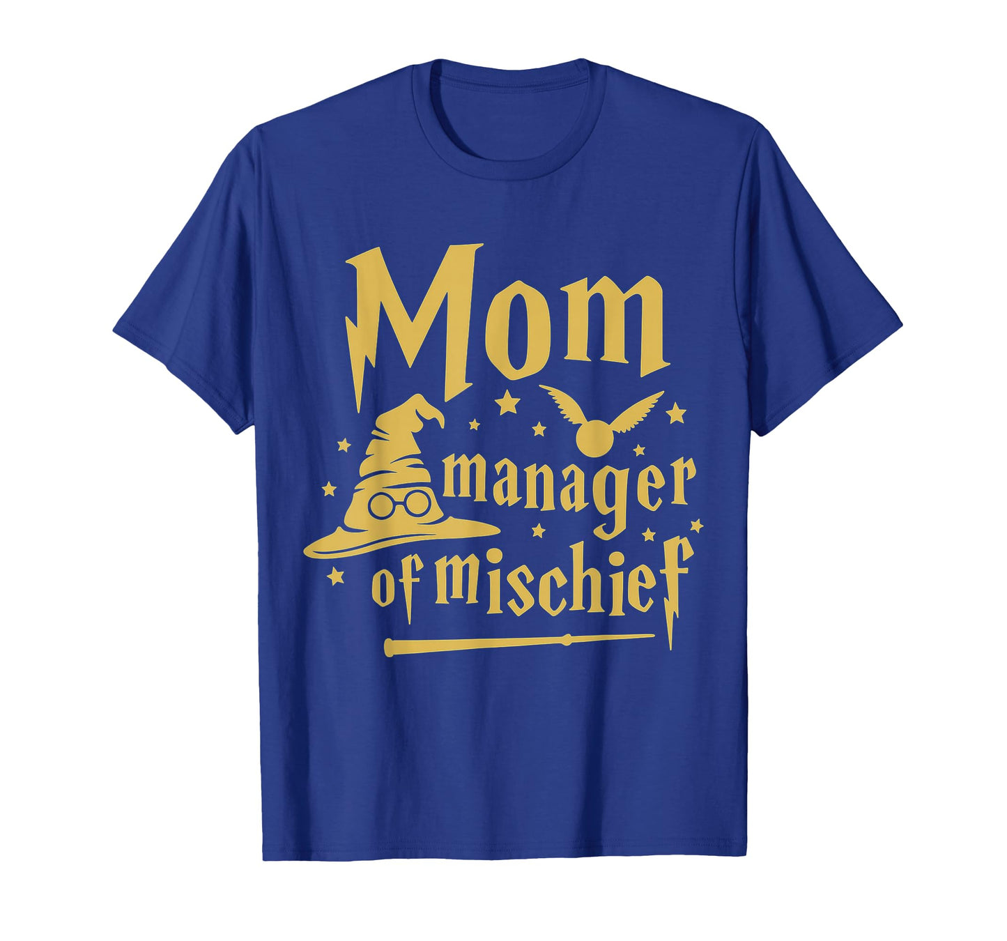 Magical Mom Manager of Mischief Birthday Family Matching T-Shirt