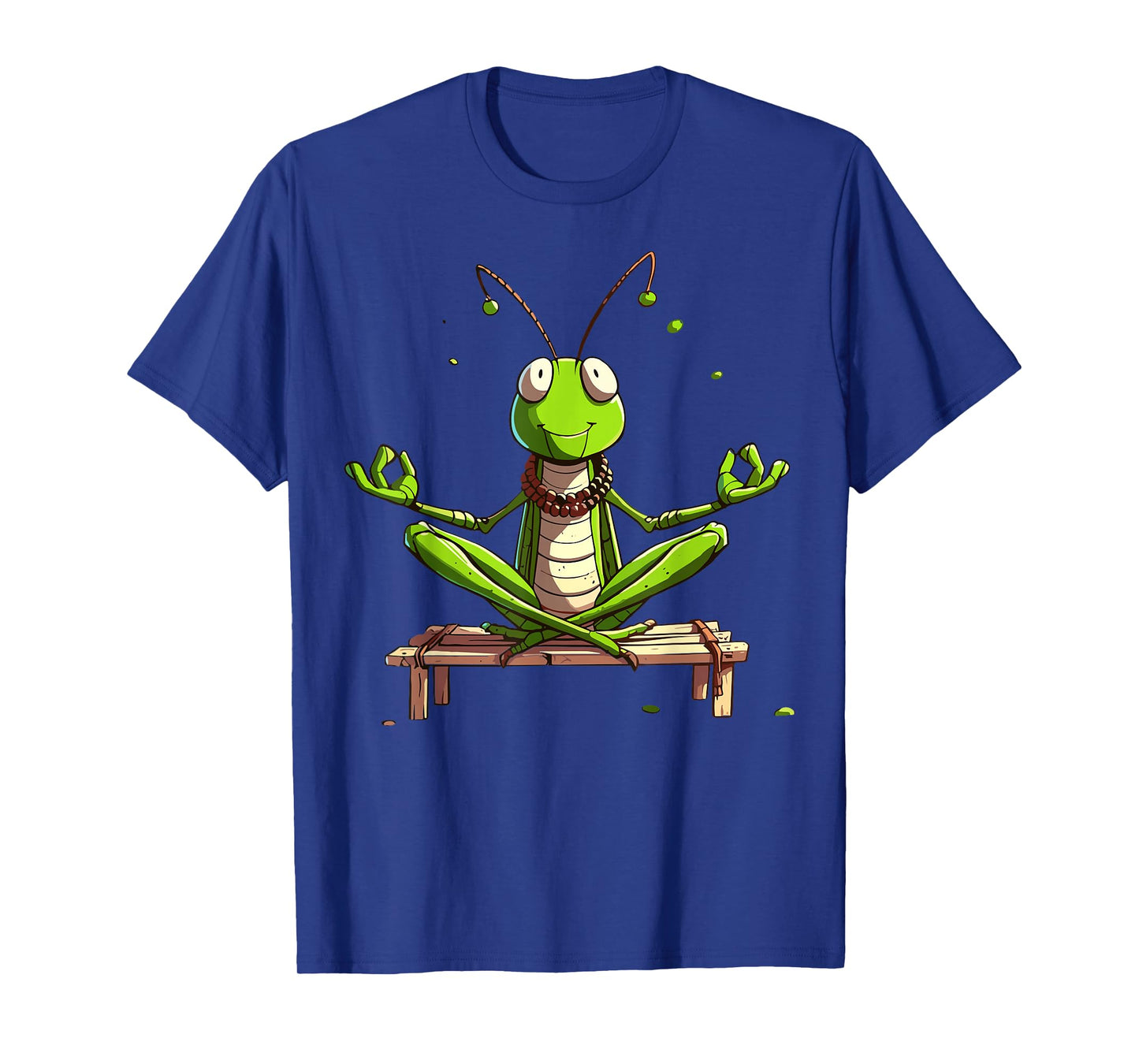 Meditation Grasshopper Yoga Pose Relaxing Animal T-Shirt