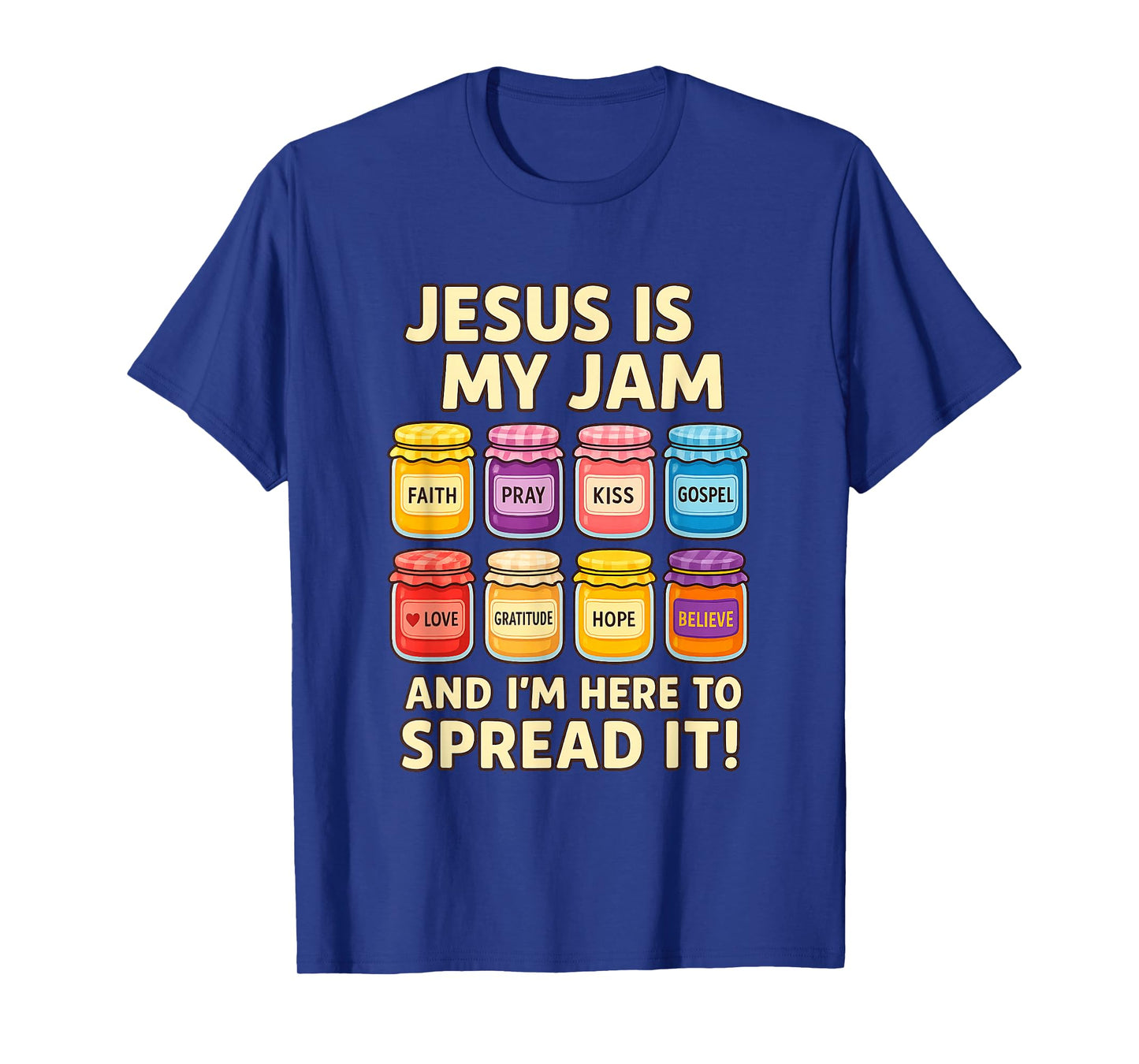 Jesus is My Jam Shirt Funny Christian Faith Bible T-Shirt