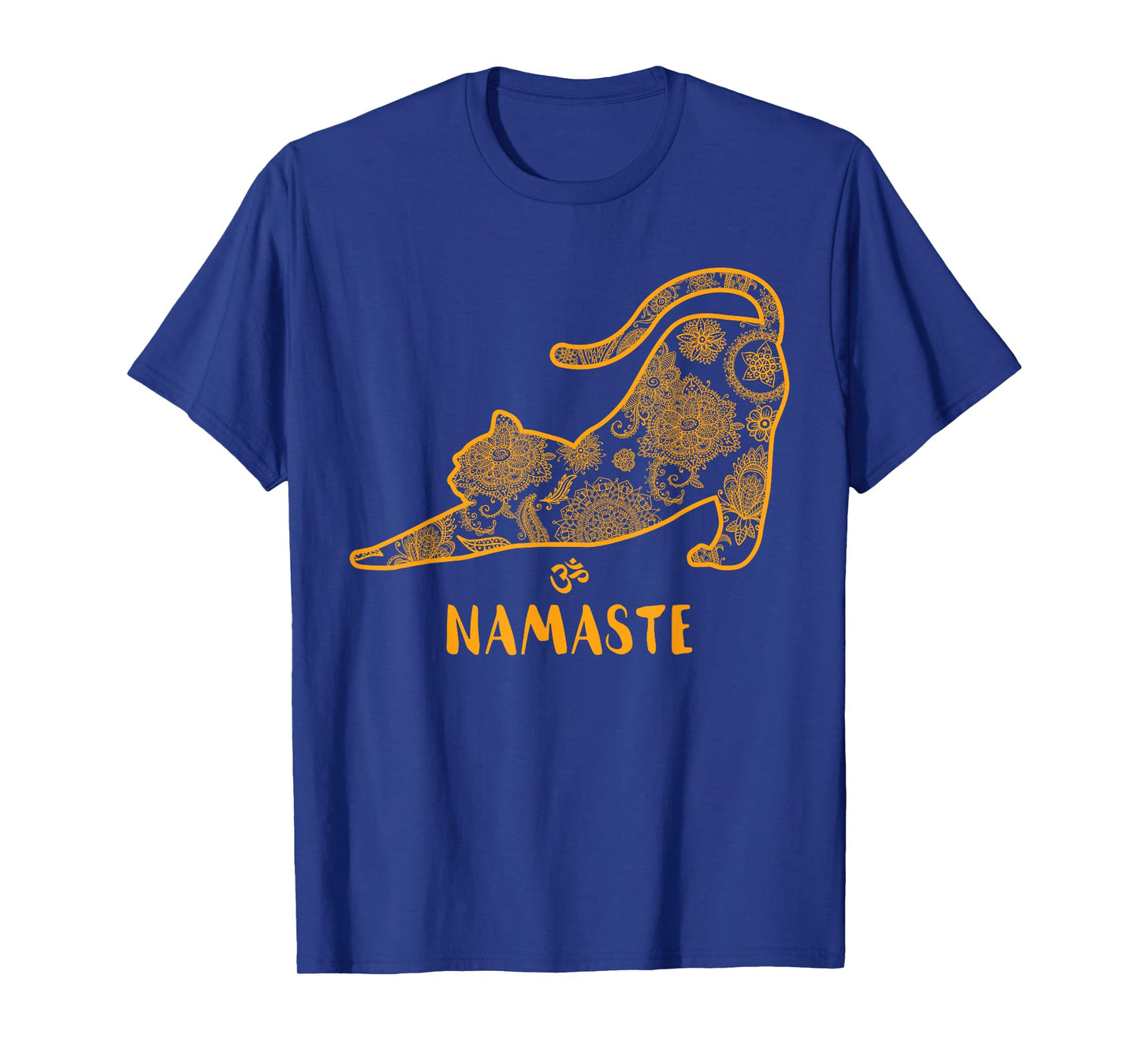 Cat Yoga Namaste OM - Funny Yoga Gift Men Women Girls Kids T-Shirt