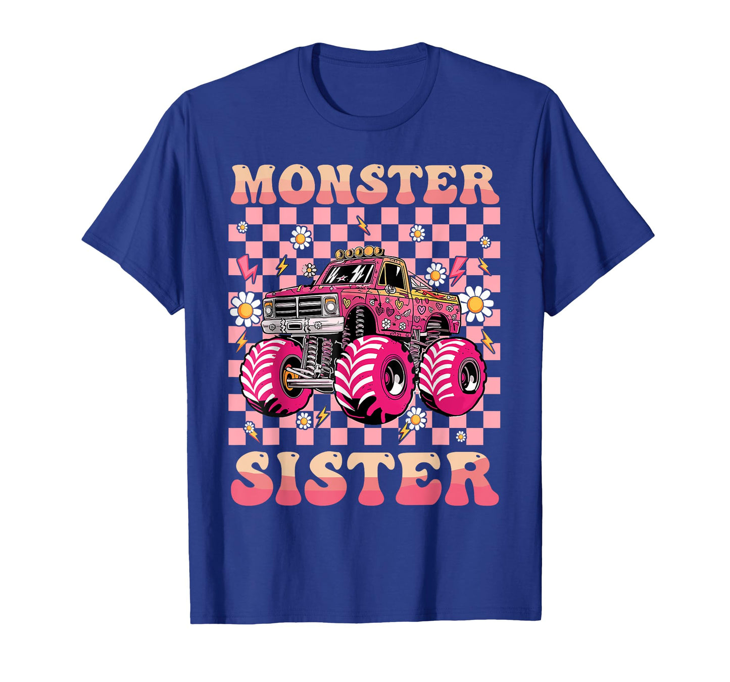 Monster Truck Sister Monster Truck Are My Jam Truck Lovers T-Shirt