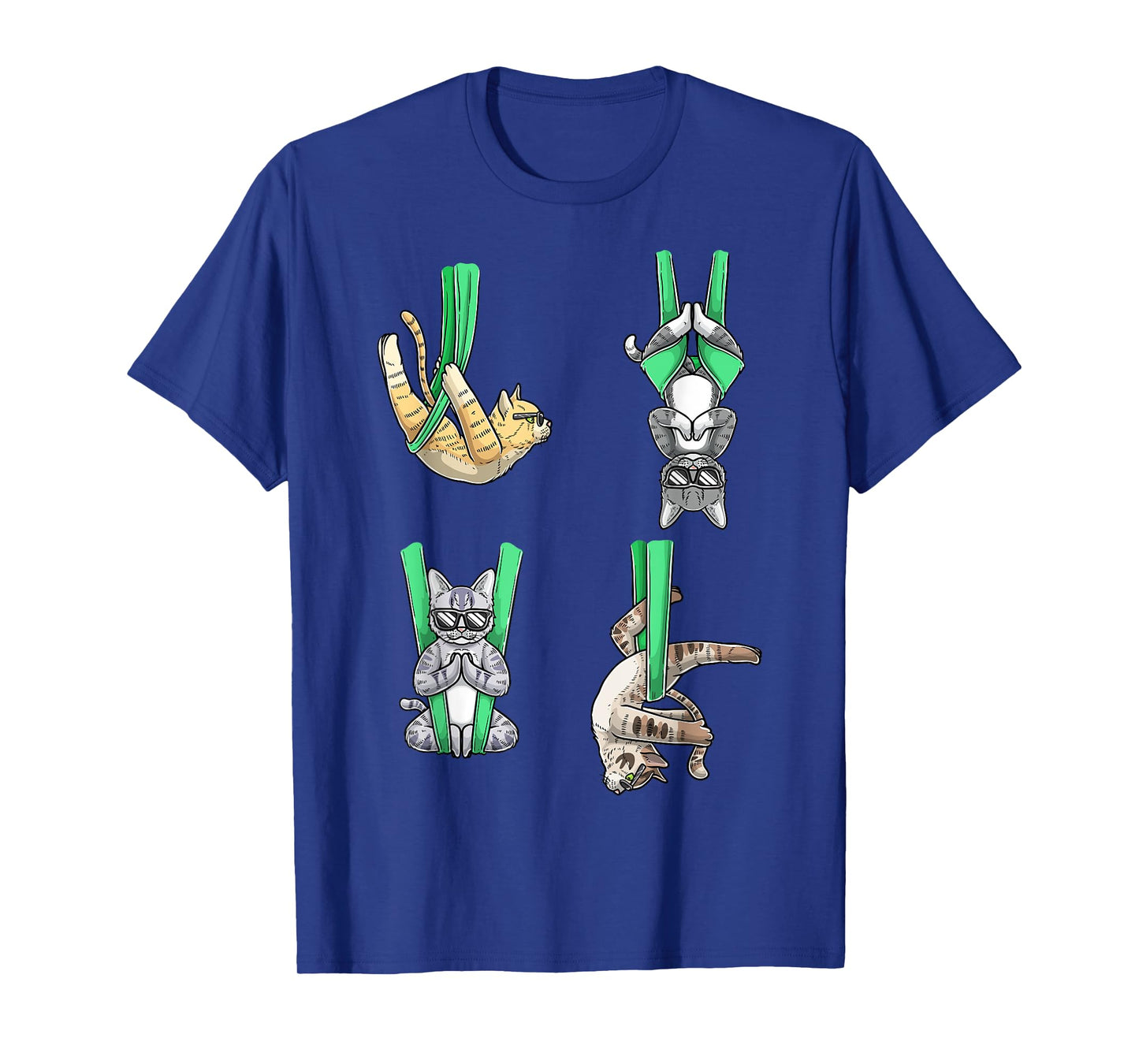 Aerial Cat Yoga Gymnastics Acrobatic Men Women Girls Kids T-Shirt