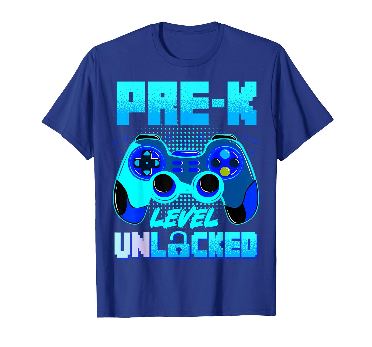 Pre-K Level Unlocked Preschool Gamer Boy First Day Of School T-Shirt