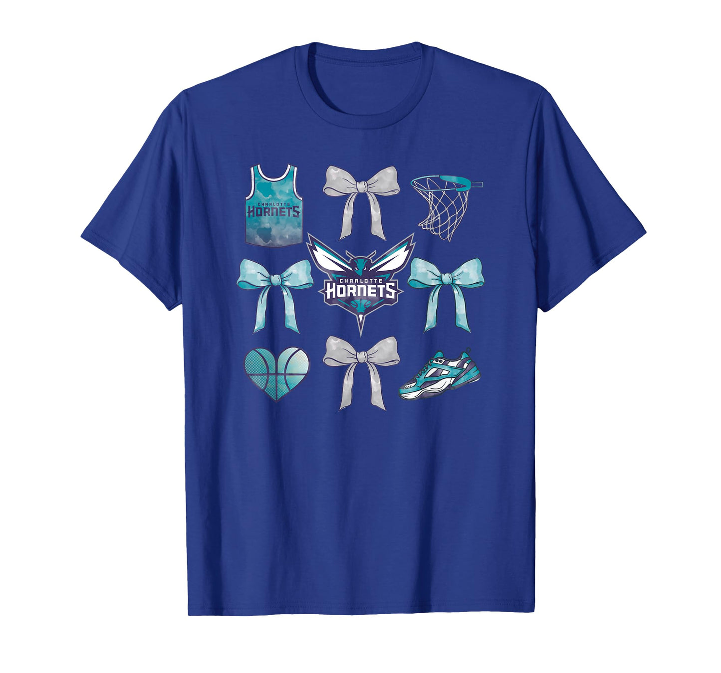NBA Charlotte Hornets Bow Grid T-Shirt