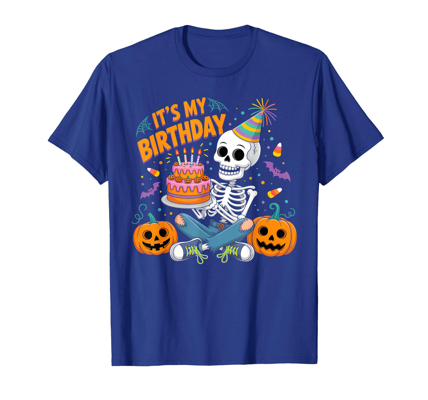 It's My Birthday Party Skeleton T-Shirt