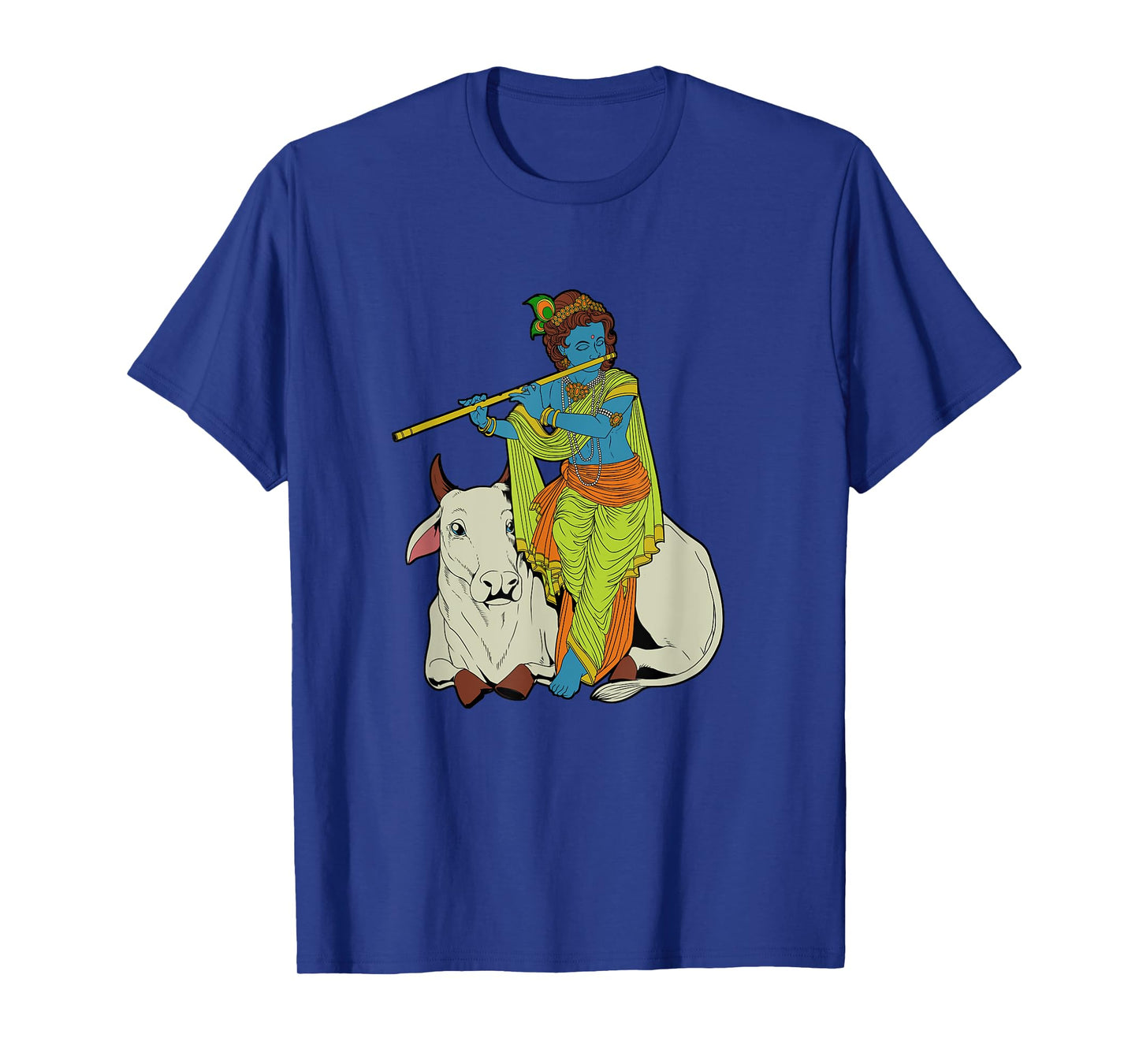 Hindu god - the blue flute player Krishna T-Shirt