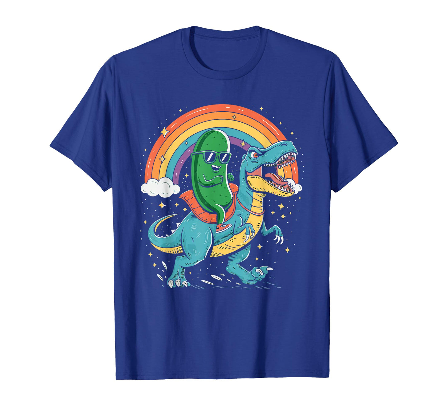 Pickle Riding Dinosaur T-Shirt