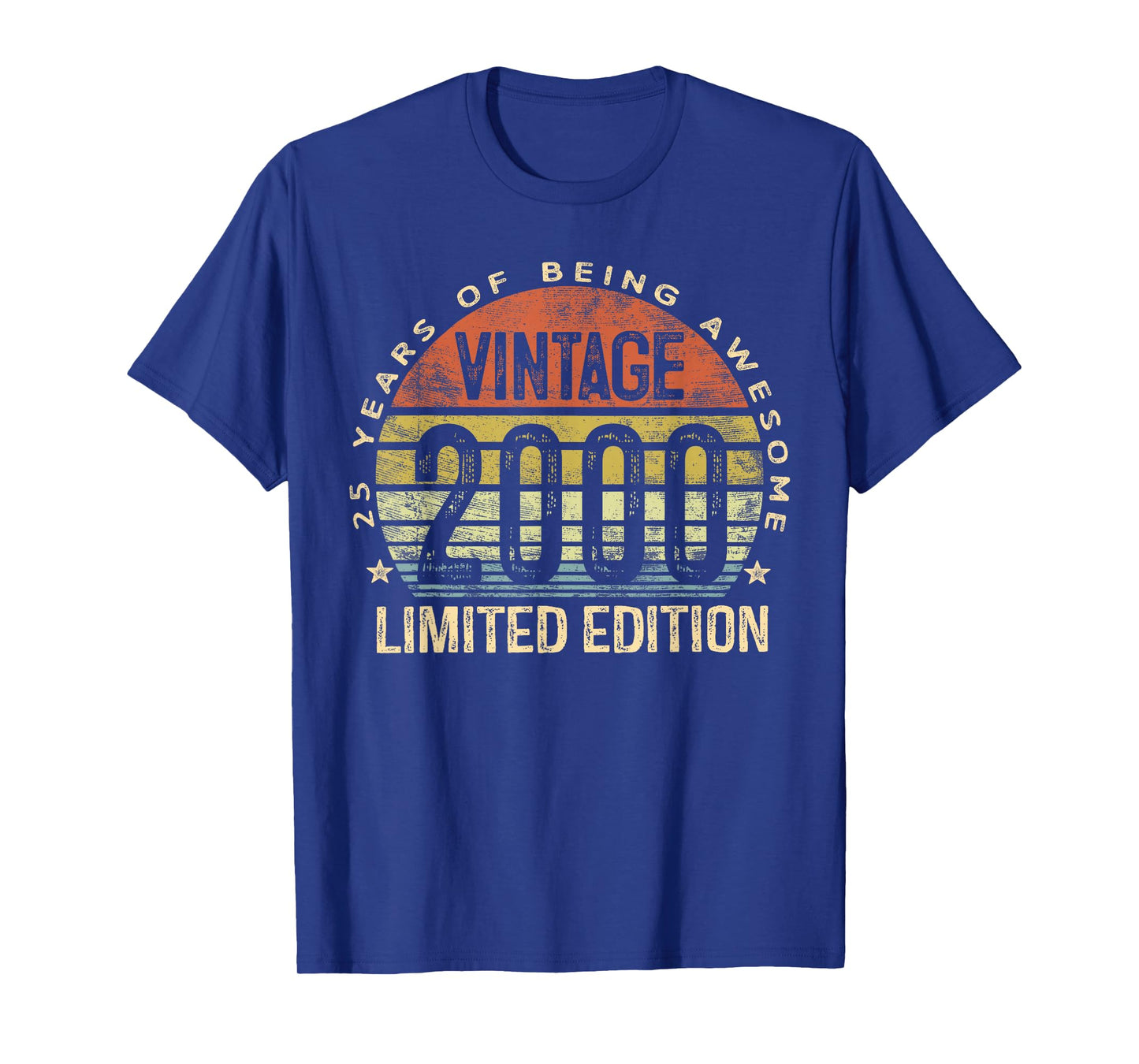 Vintage 2000 Limited Edition 25-Year-Old Gifts 25th Birthday T-Shirt