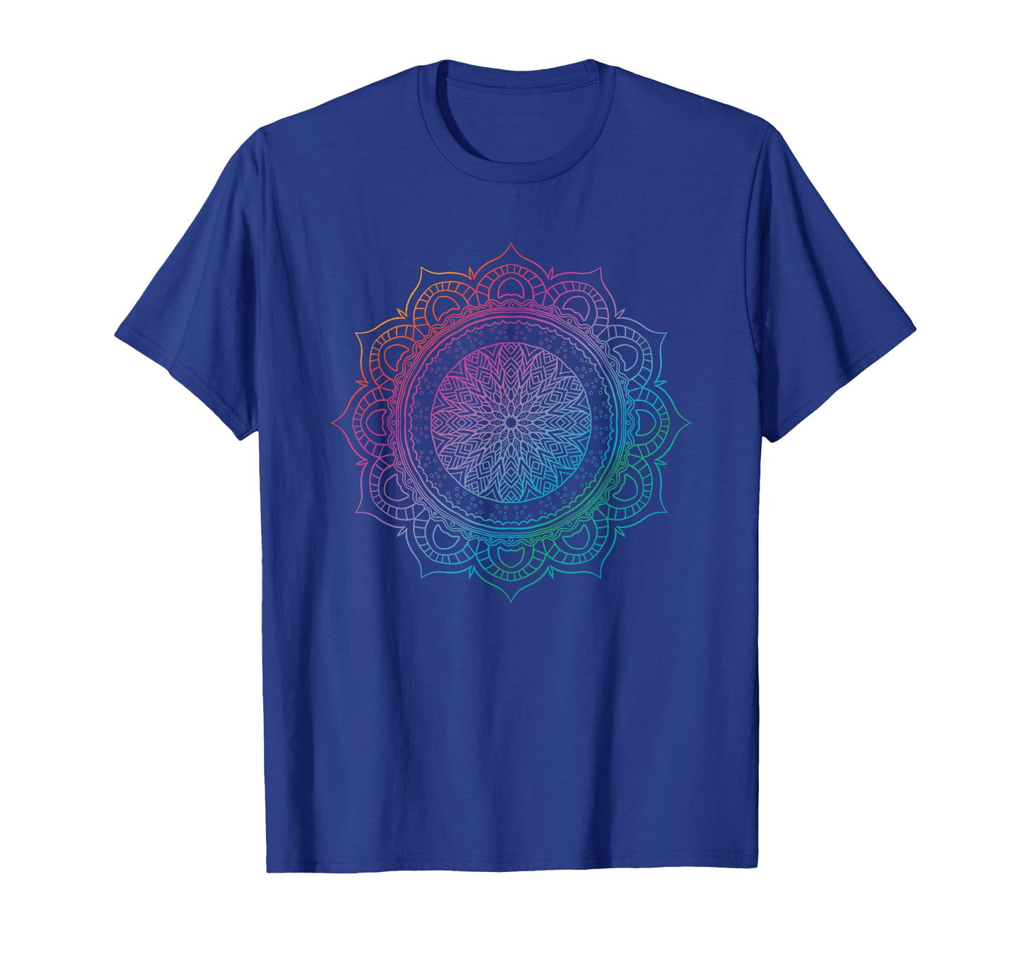Sacred Geometry Boho Spiritual Yoga Flow Prana Art Mandala T-Shirt