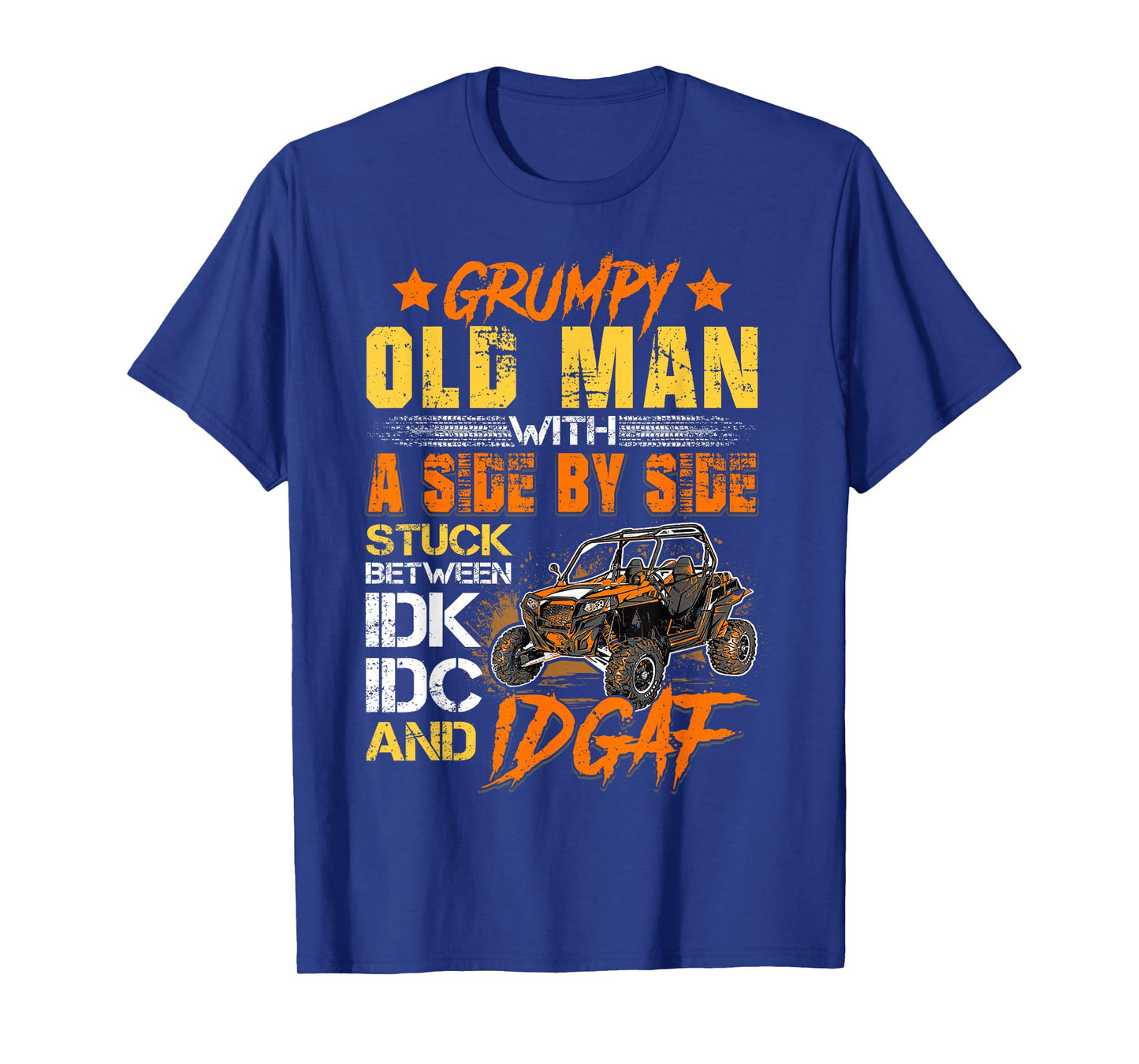 SXS UTV Grumpy Old Man With SIde By Side T-Shirt