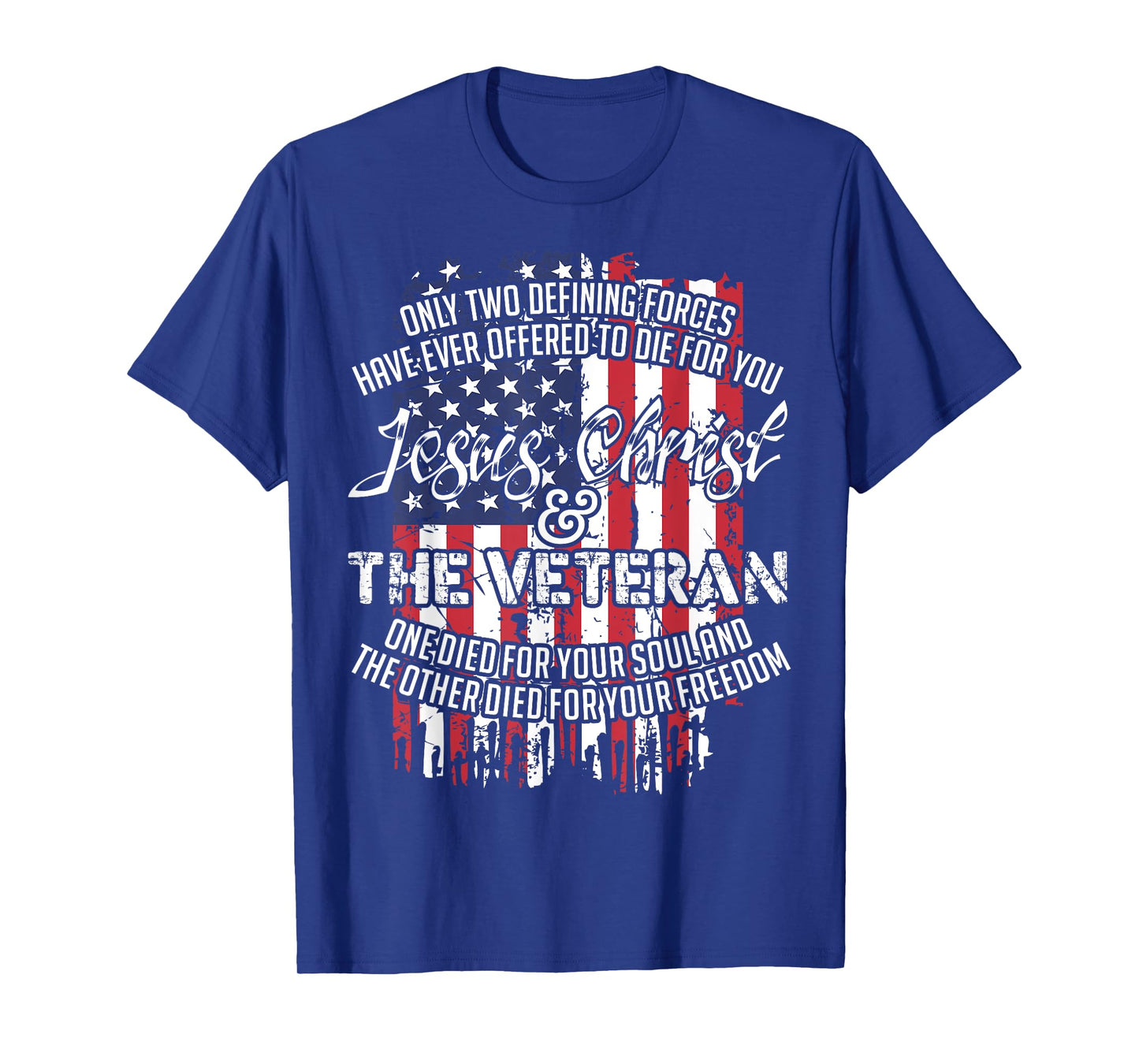 Jesus Christ And The Veteran T-Shirt Tshirt T-Shirt