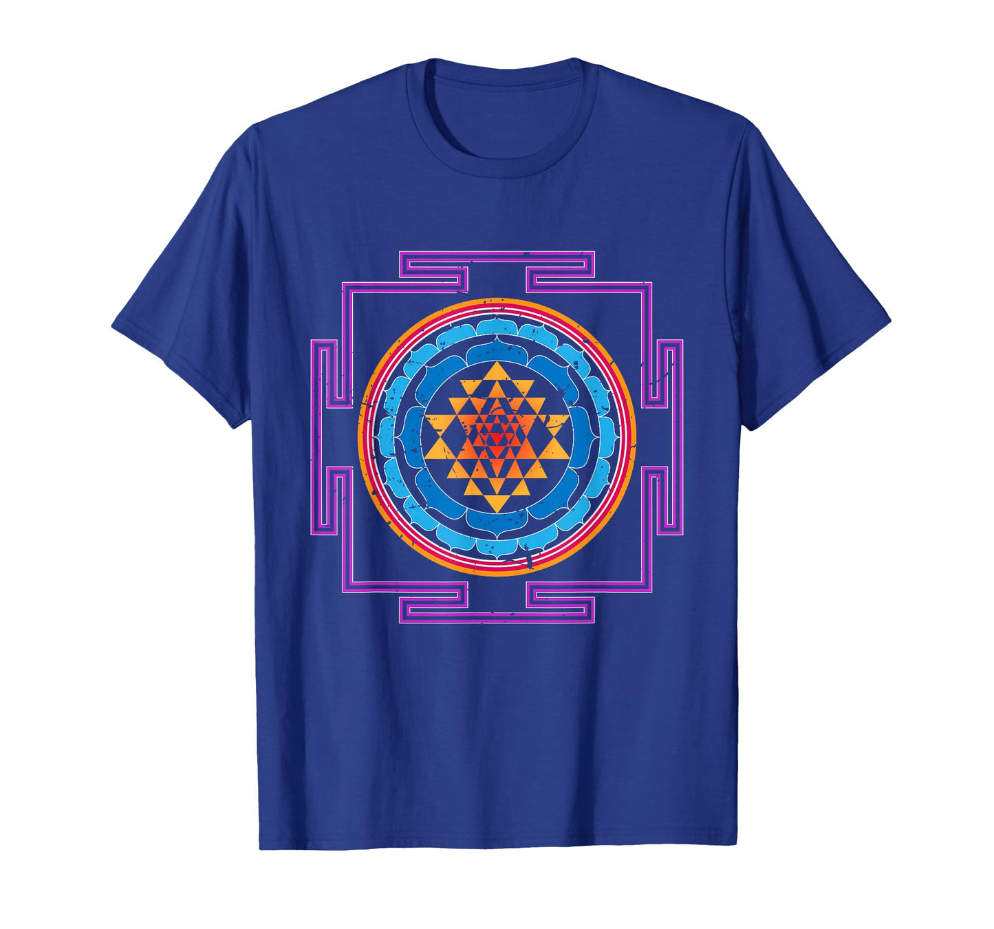 Colored Luck and Prosperity SRI YANTRA T-shirt T-Shirt