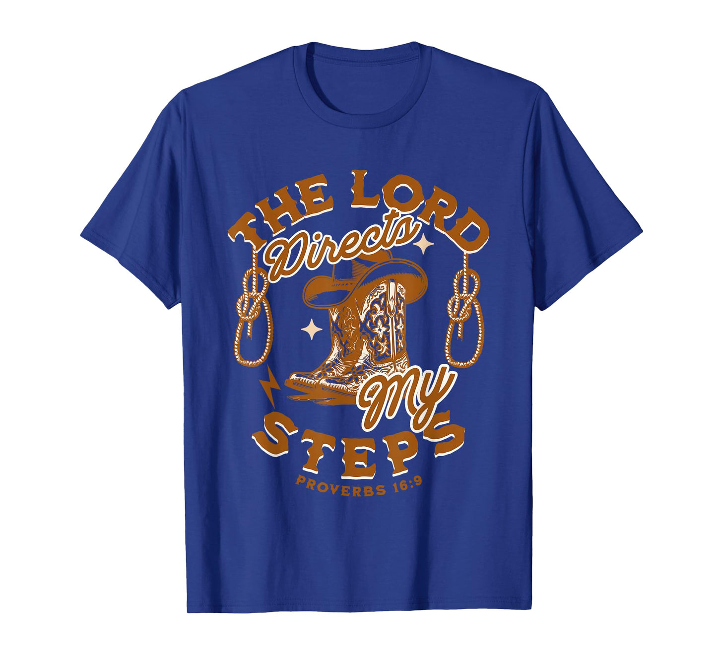 Cowboy Bible Scripture Verse Western Country Jesus Faith T-Shirt