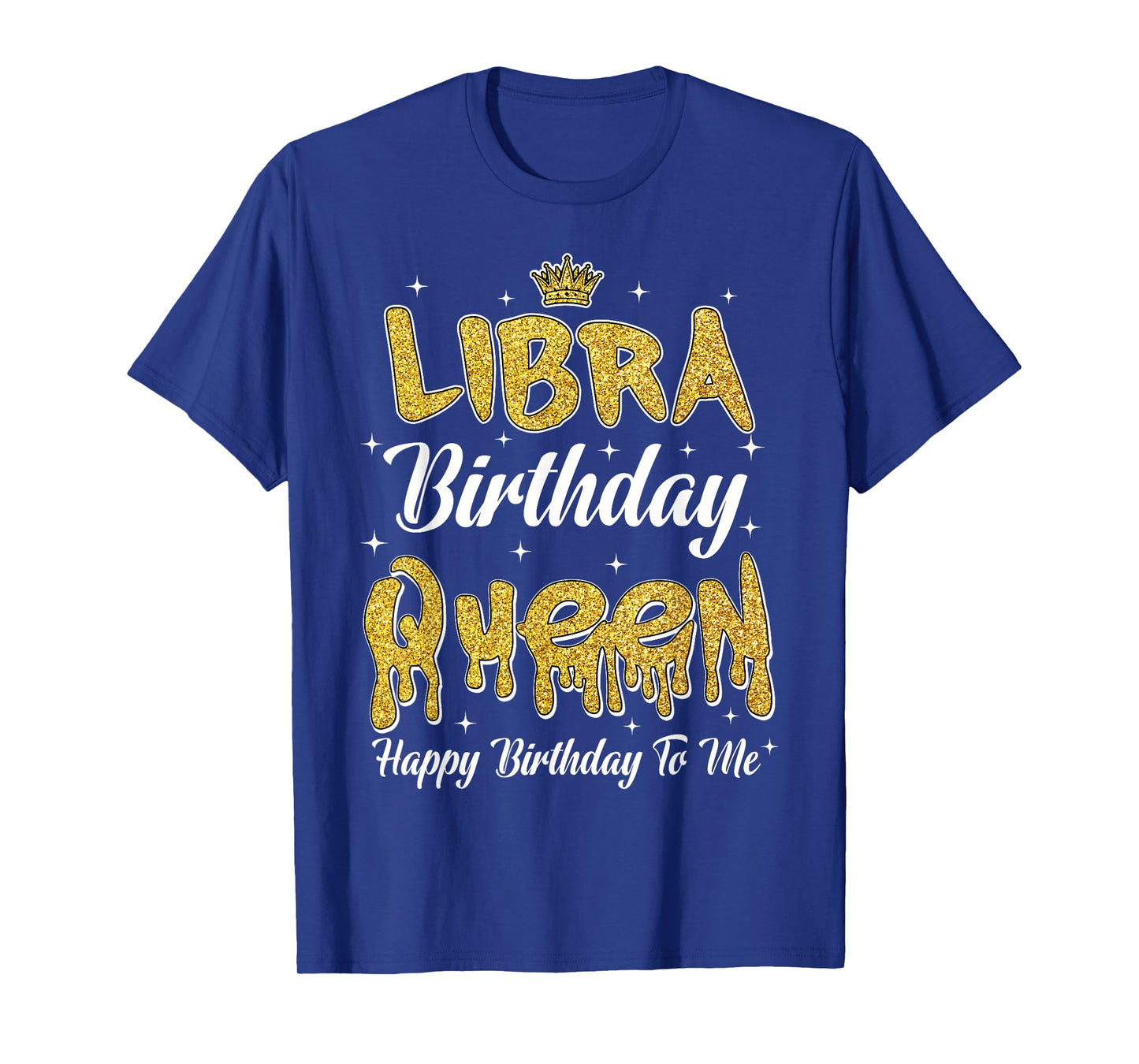 Libra Birthday Queen It's My Birthday Women Girl Zodiac T-Shirt