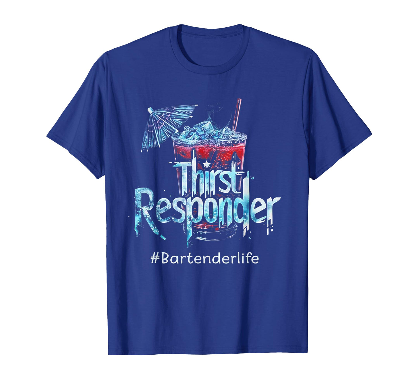 Thirst Response Responder Funny Bartender Mixologists T-Shirt