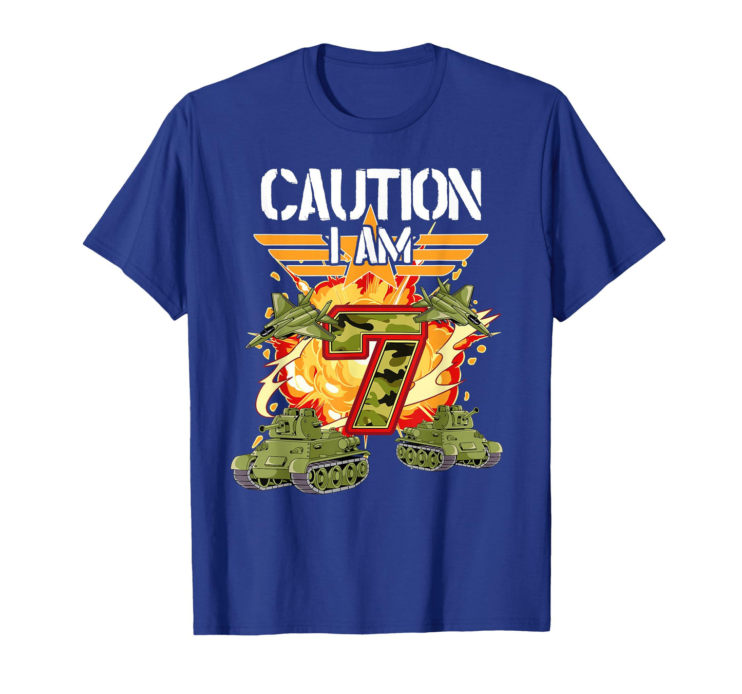 7th Birthday Army T-Shirt