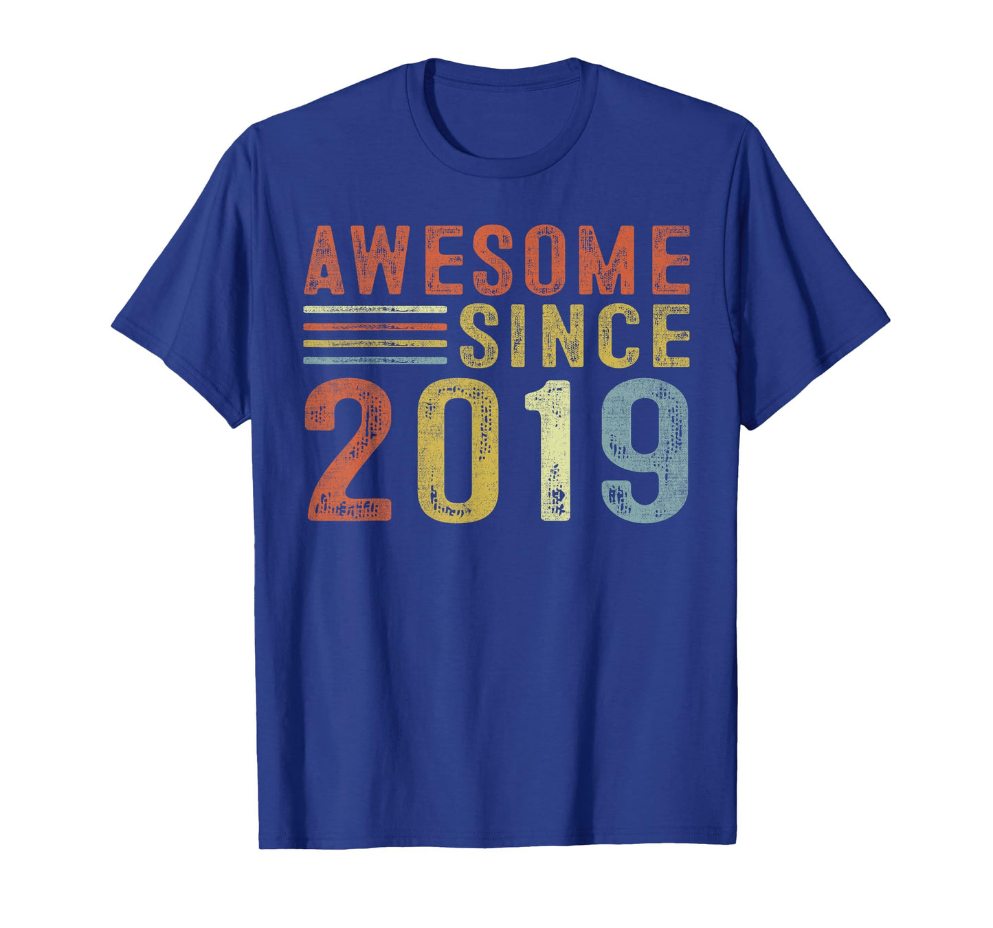Awesome Since 2019 Vintage Style Born in 2019 Birthday Gifts T-Shirt