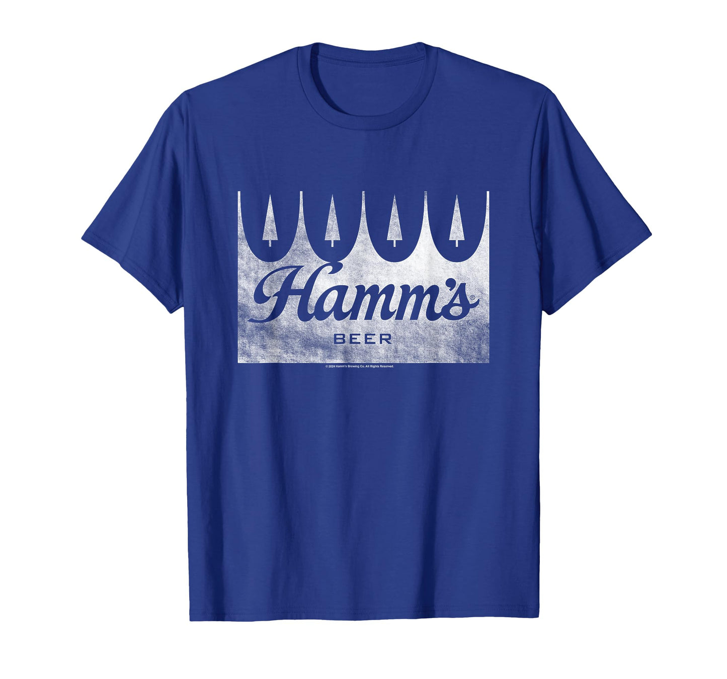 Hamm's Distressed Wood Sign Beer Badge T-Shirt