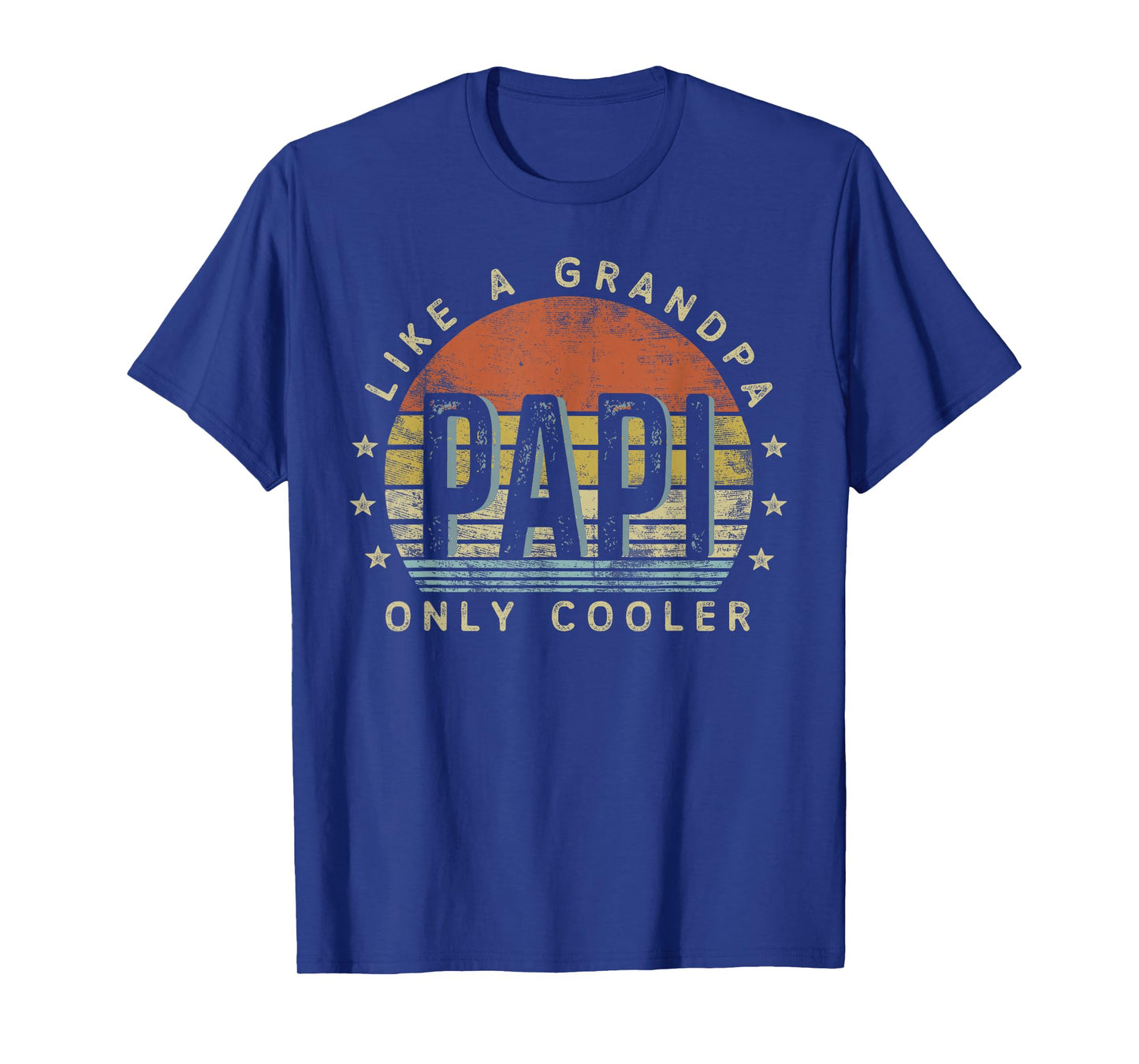Papi Like a Grandpa Only Cooler Papi Gifts Vintage Style T-Shirt