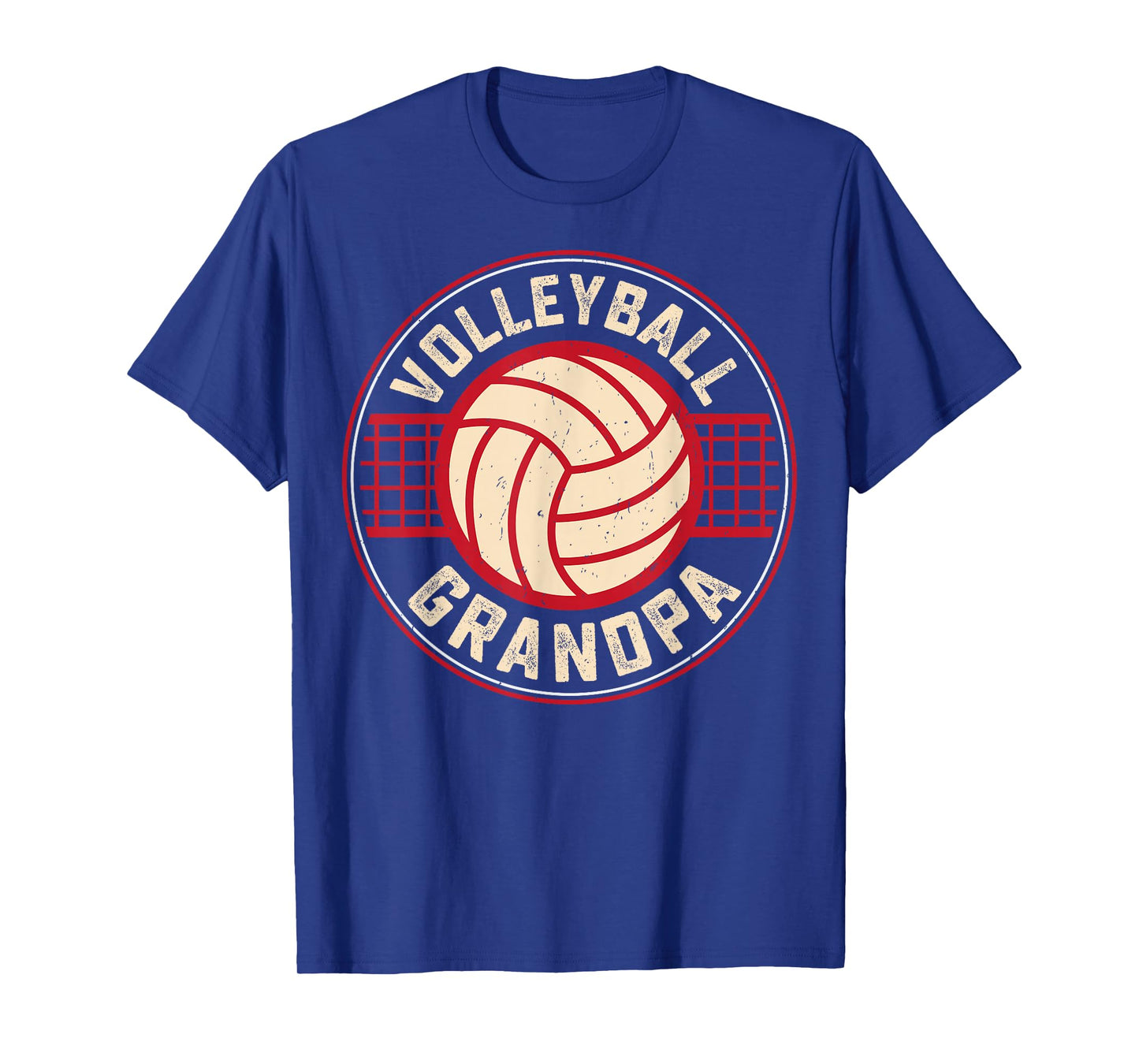 Volleyball Grandpa Fathers Day Volleyball Lover Grandfather T-Shirt