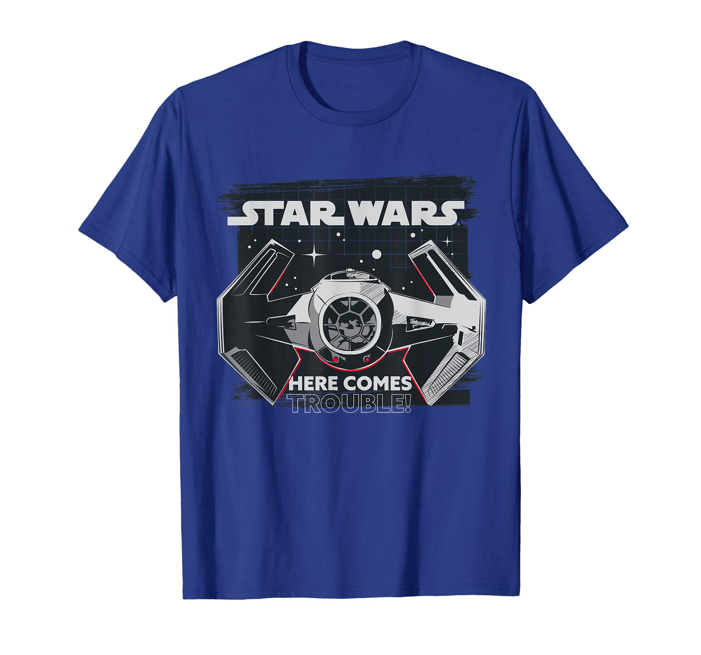 Star Wars Classic Empire TIE Fighter Here Comes Trouble T-Shirt