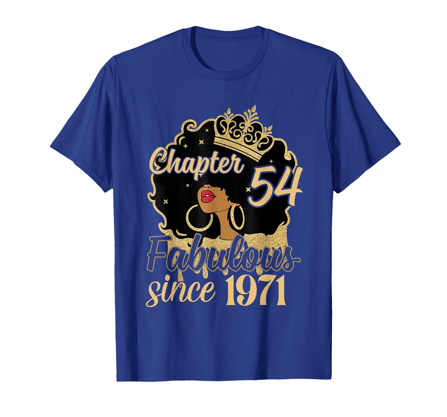 Chapter 54 Fabulous Since 1971 54th Birthday for Girls Women T-Shirt