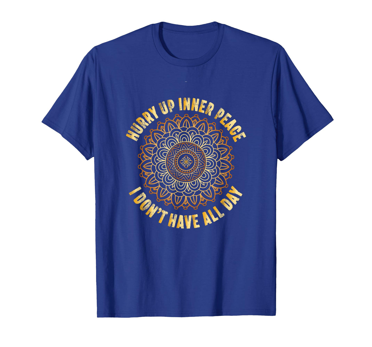 Funny Buddhist Inner Peace Irony Parody Buddhism Mantra Yoga T-Shirt