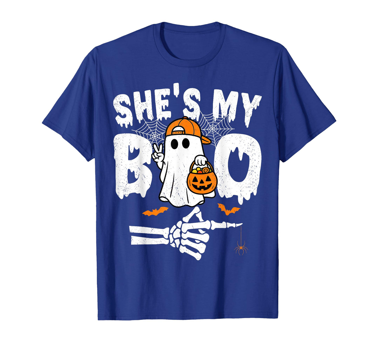 He's My Boo Matching Couple Halloween Couples She's My Boo T-Shirt
