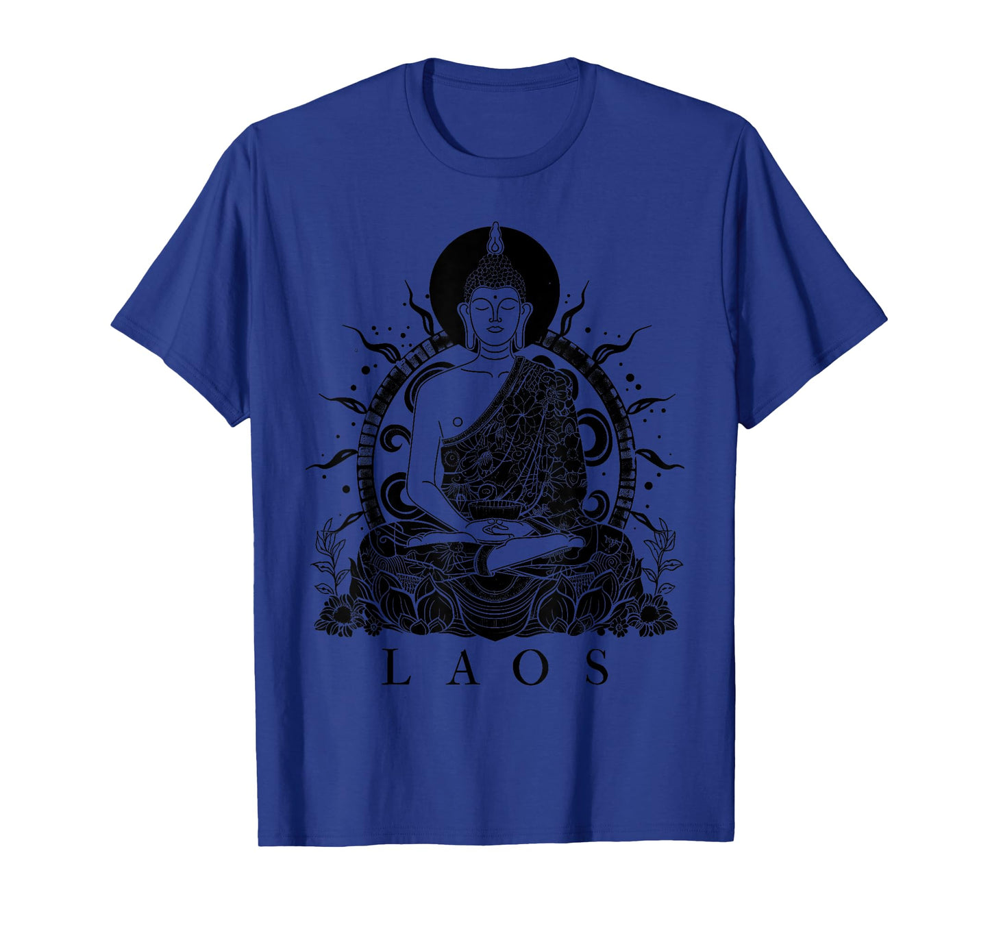 We Love Laos - Buddha Co. Laos Buddha Vintage Buddhist Souvenir T-Shirt