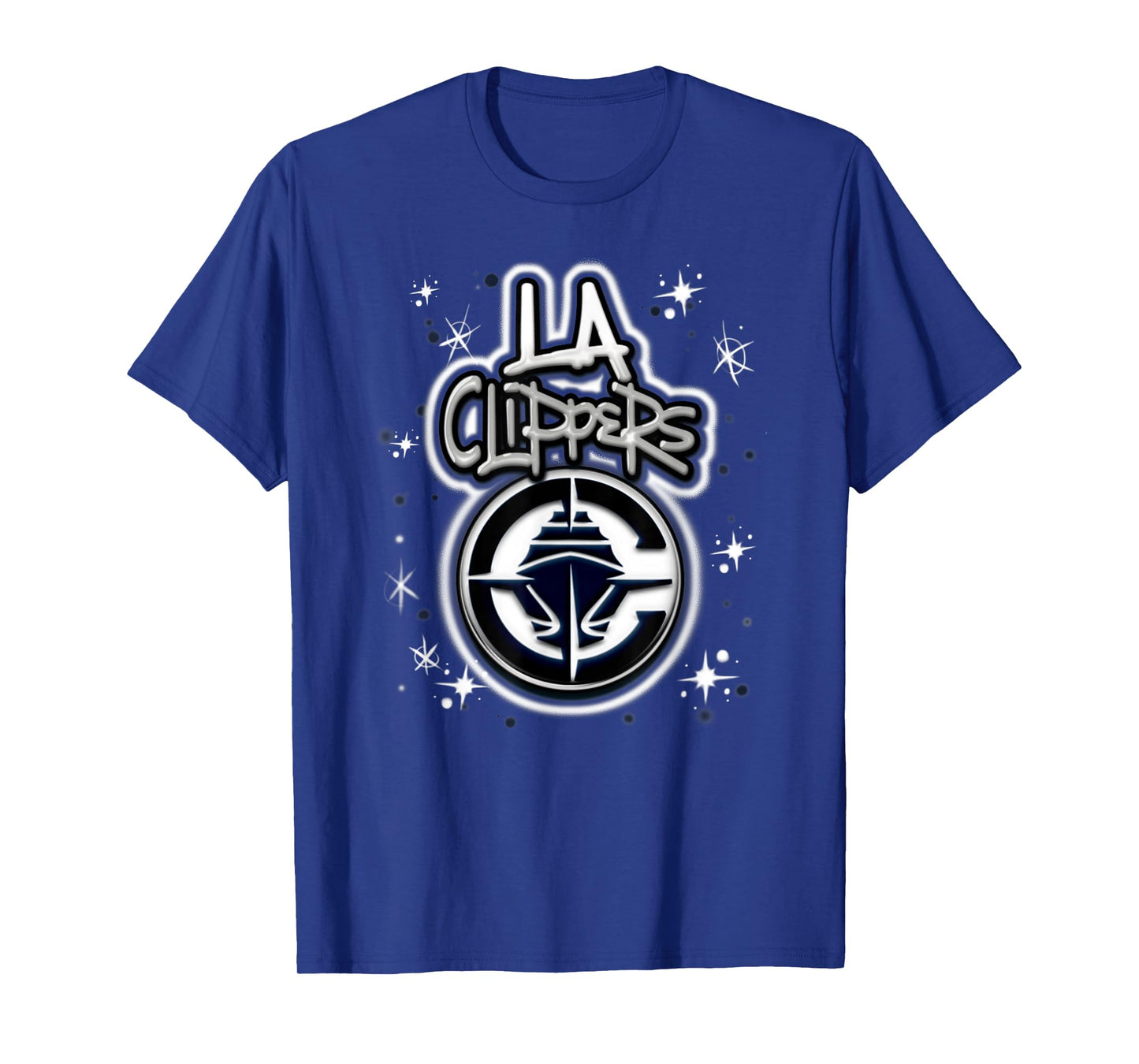 NBA Los Angeles Clippers Airbrush Logo T-Shirt