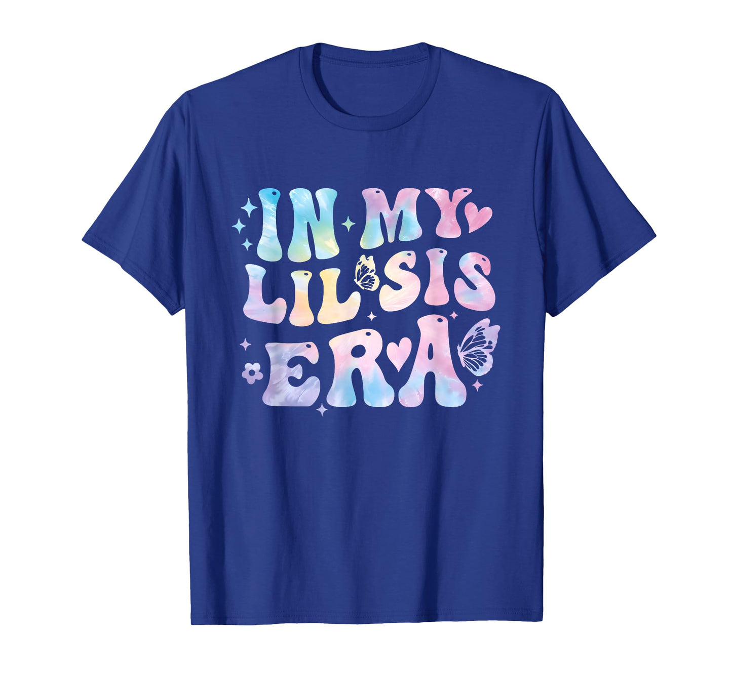 Groovy In My Lil Sis Era Retro Tie Dye Sister Toddler Kids T-Shirt