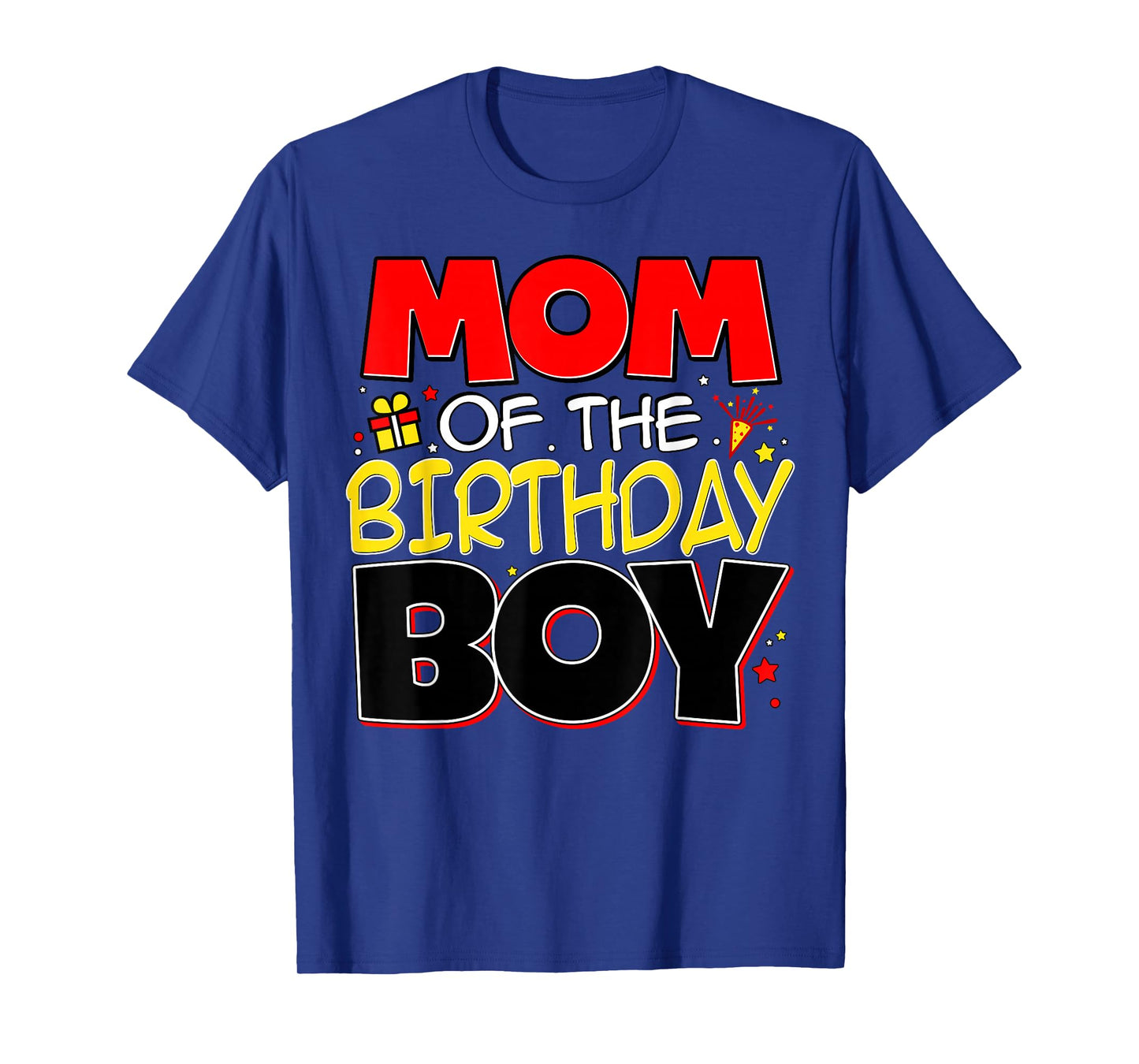 Mom Of The Birthday Boy Family Party Birthday Outfit T-Shirt