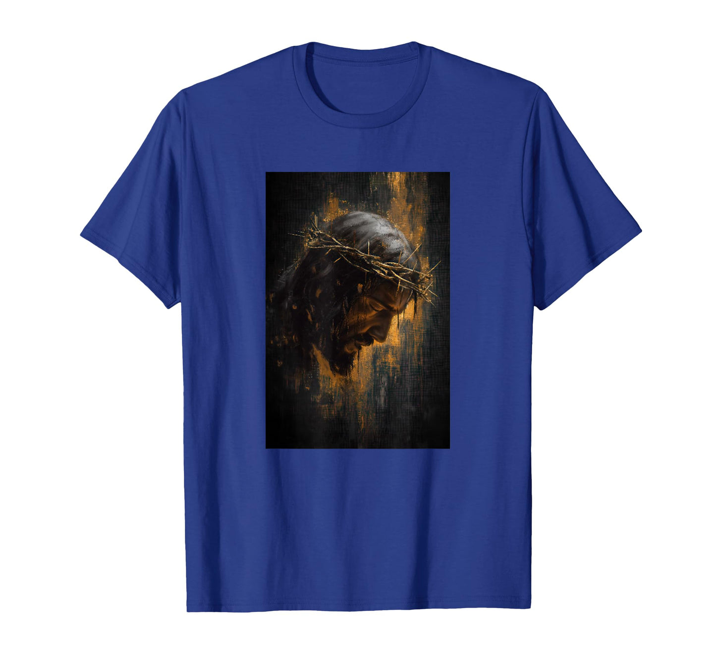 Face of Jesus Man of Sorrows Crowned in Thorns Faith T-Shirt