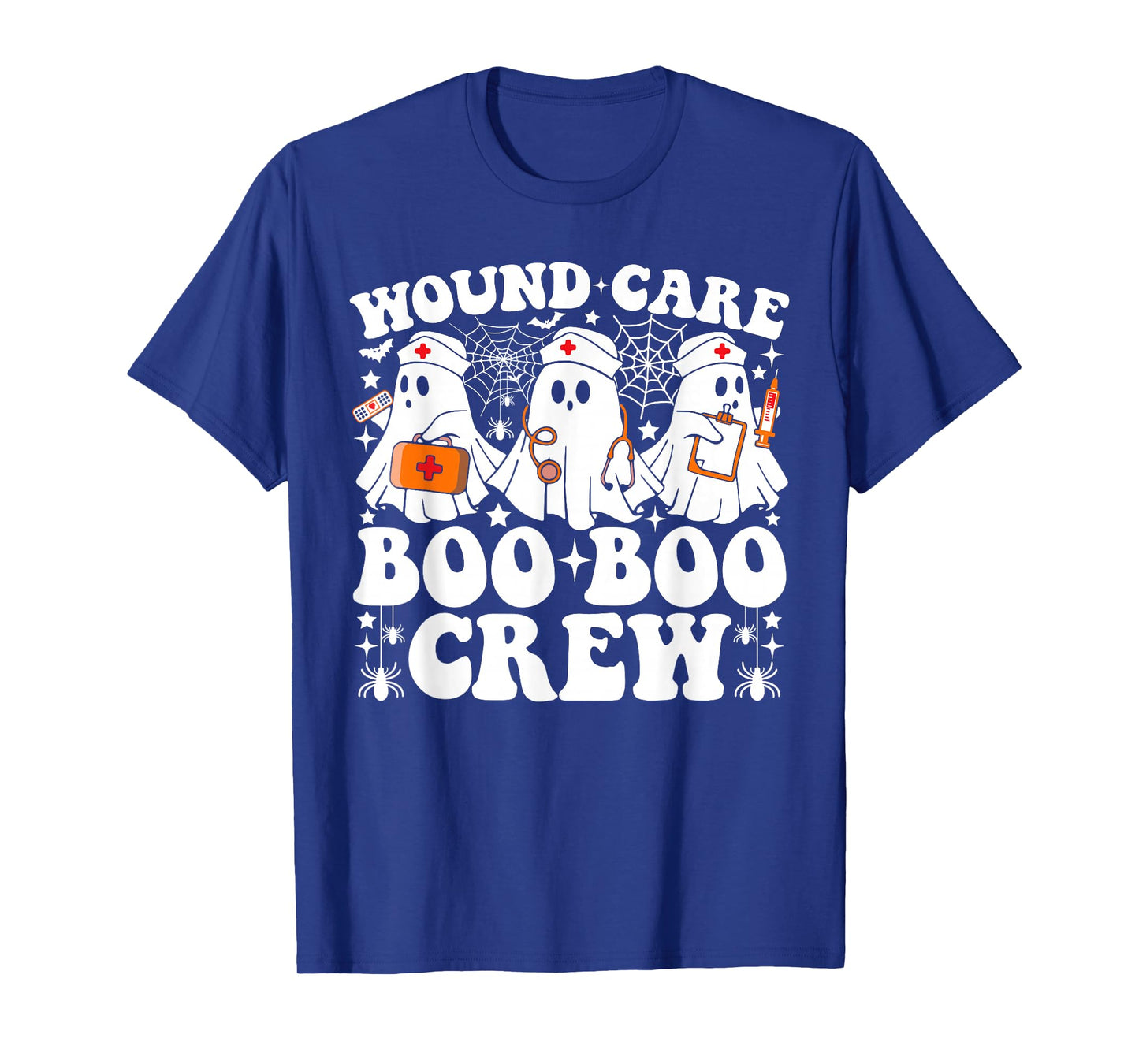 Wound Care Boo Boo Crew Nurse Funny Ghost Halloween Nurse T-Shirt
