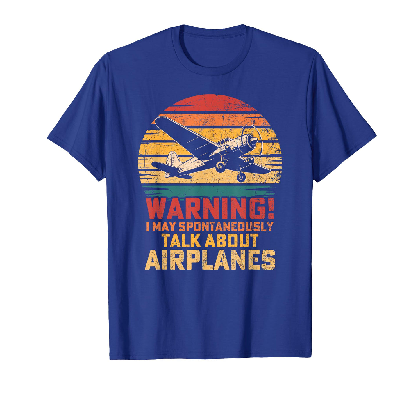 I May Spontaneously Talk About Airplanes Flying Airline T-Shirt